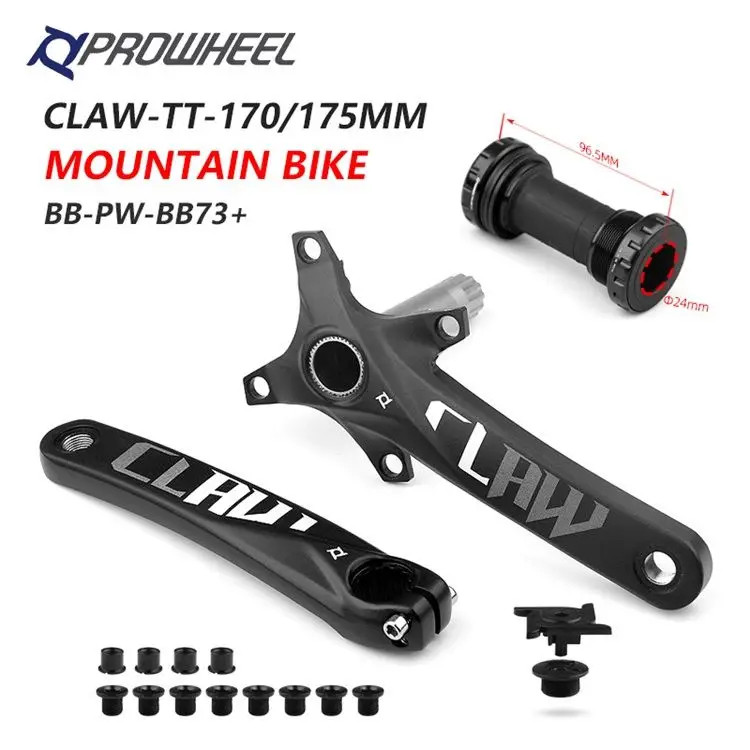 MTB Bicycle Crankset 104BCD 170/175Mm Aluminum Alloy Bike Crank with BB