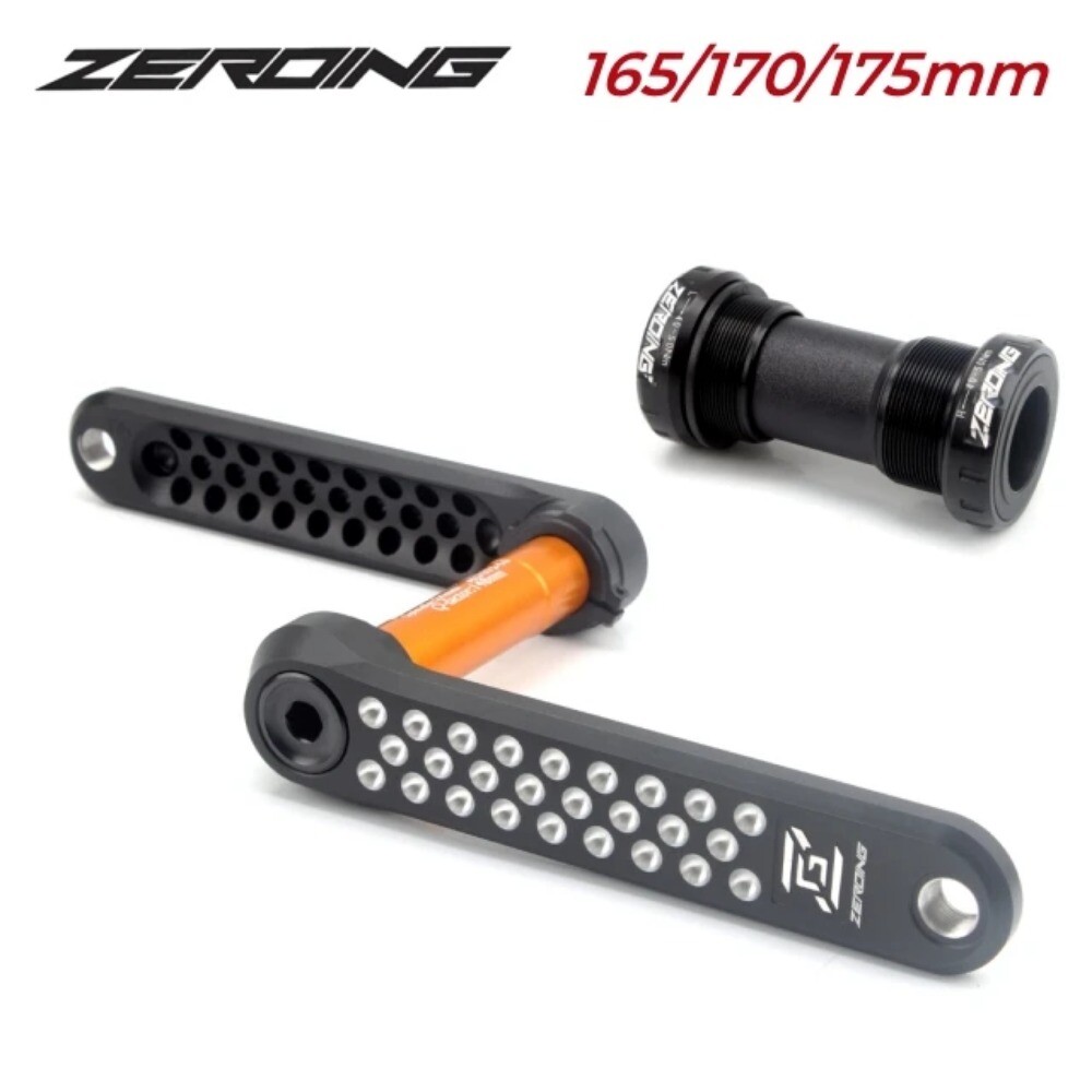 ROAD Bike Crankset CRS Hollow Crank Chainring 7075 Shaft CNC GRAVEL Spider Sram