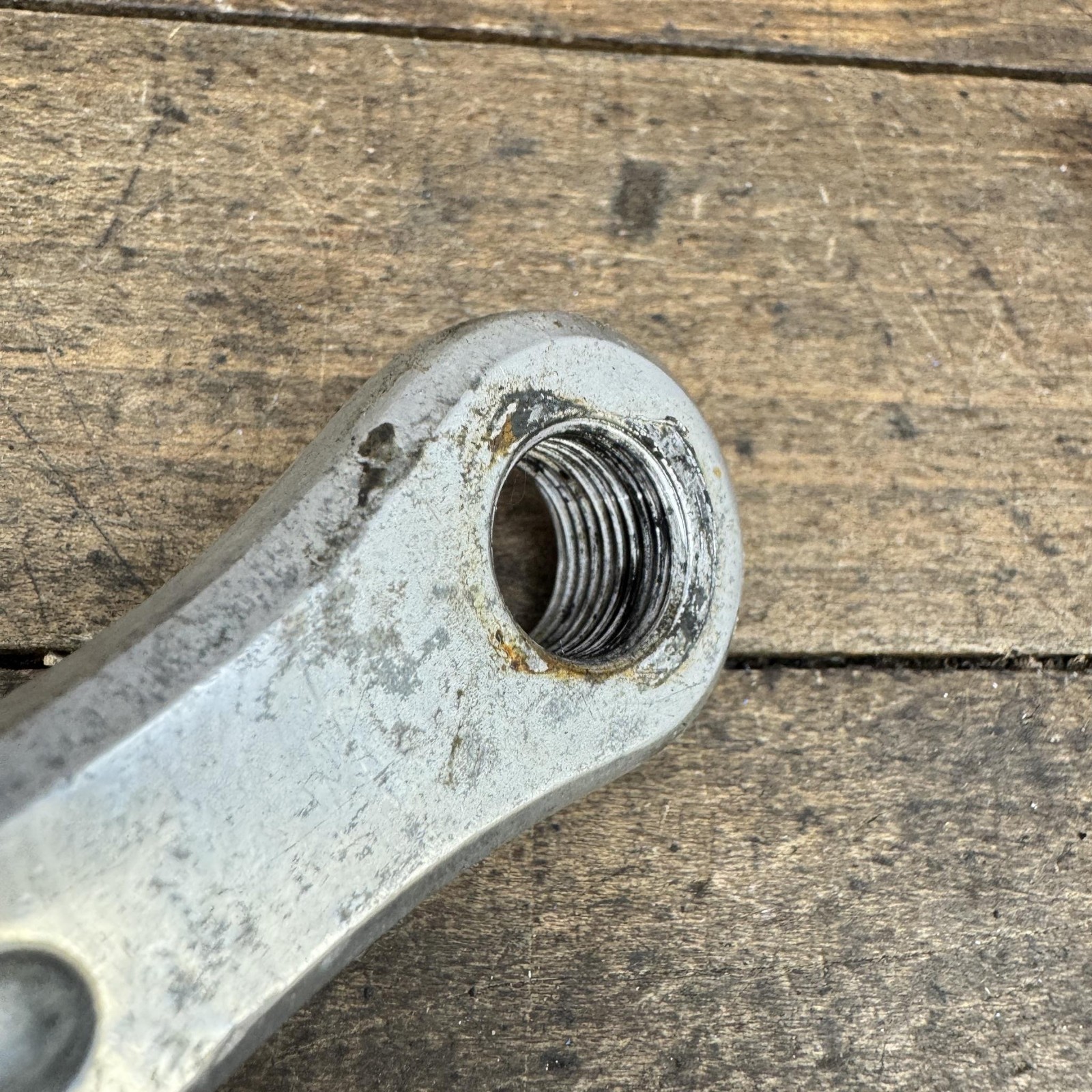 Vintage Maxy BMX Left Crank Arm 171mm Square Taper Forged Japan F-12