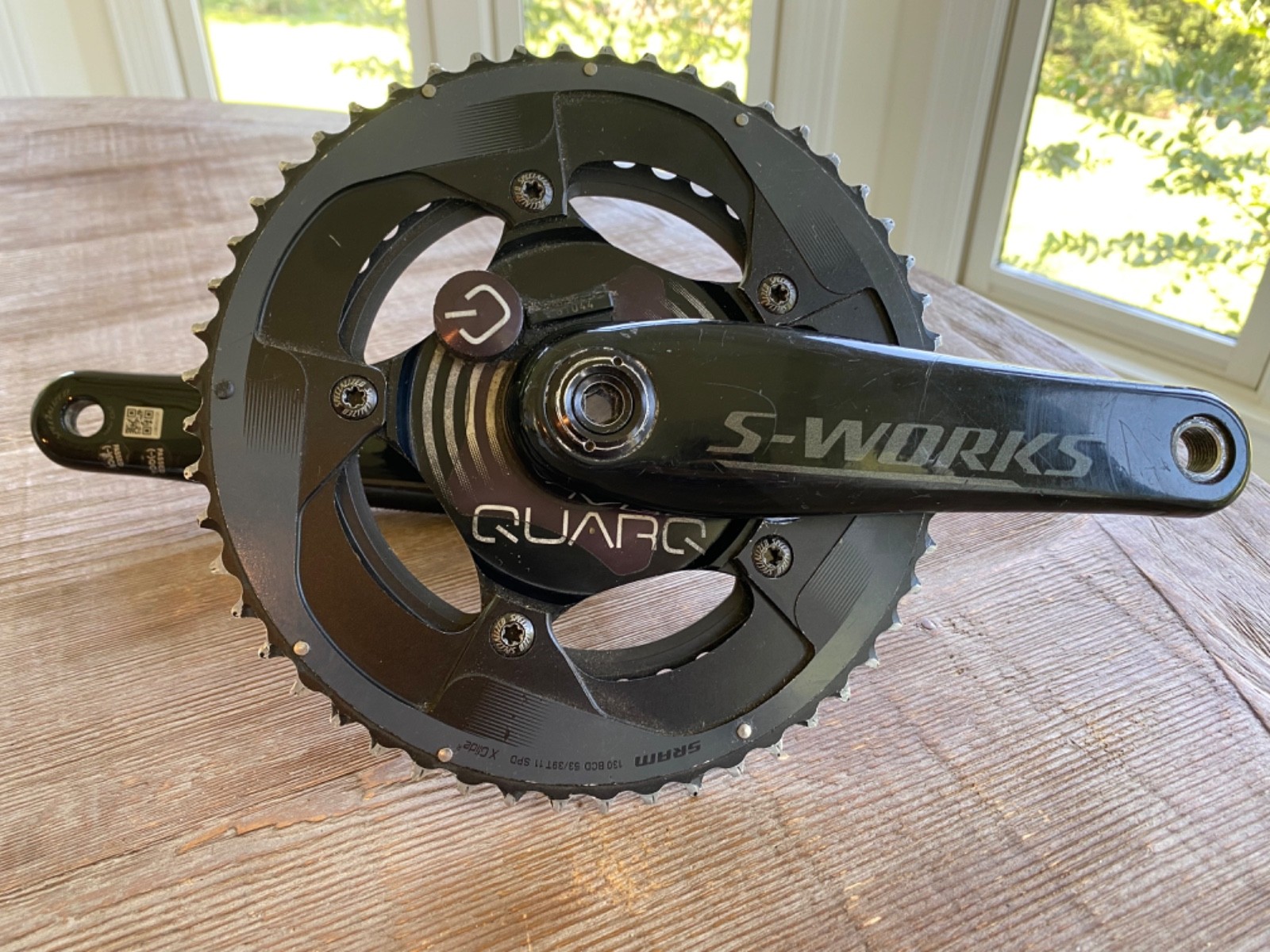 Specialized S-Works 170mm Quarq Power Meter Crankset 53/39 SRAM 130 BCD Carbon