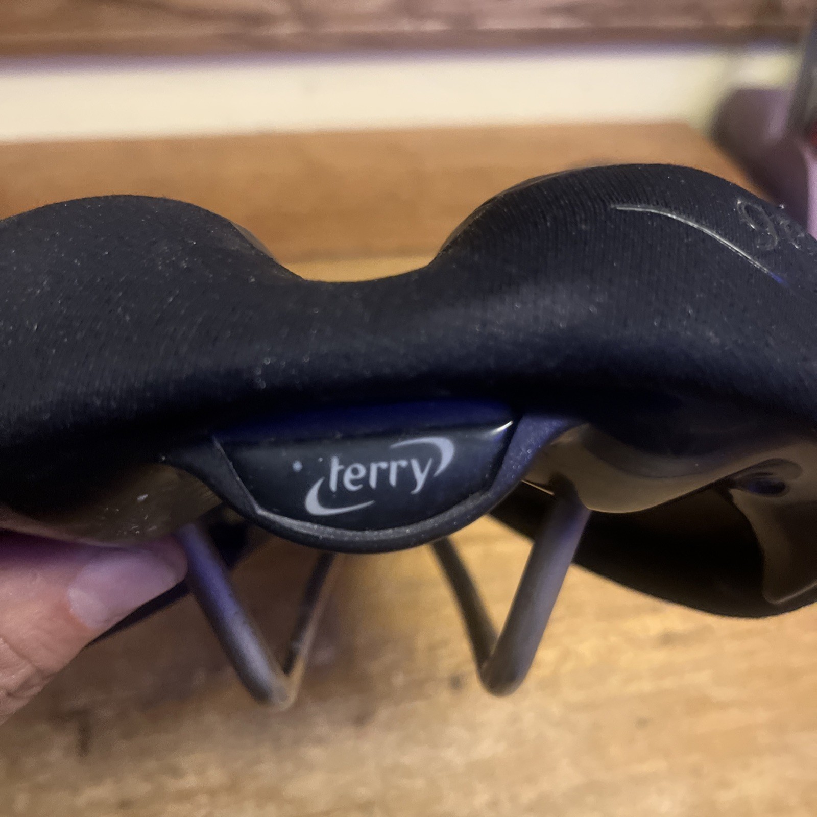 Vintage Terry Gellisima Saddle 268 mm Long 168 mm Wide 90s Anatomical Groove