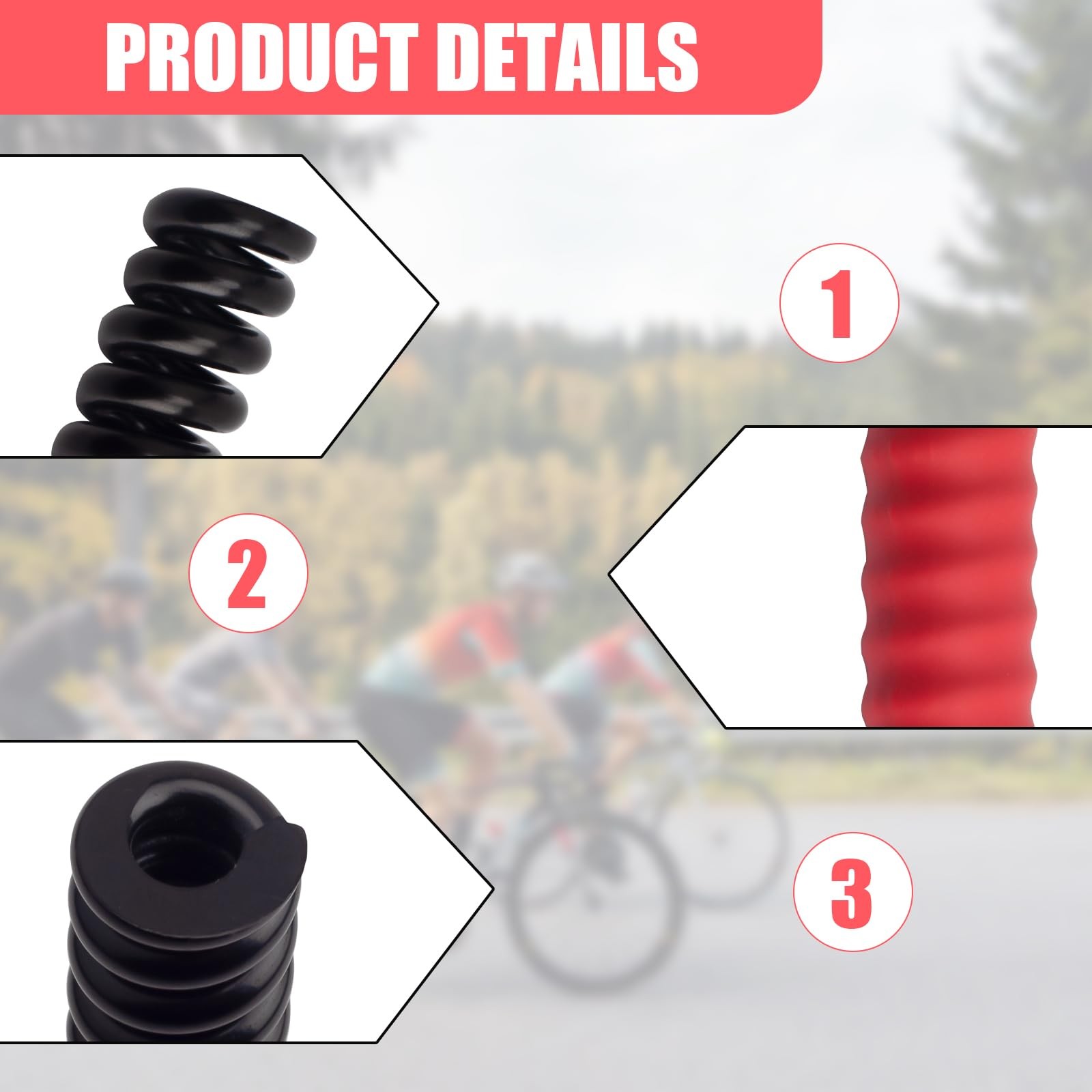 Bike Seat Post Spring Replacement for SR Suntour NCX Suspension Seatpost