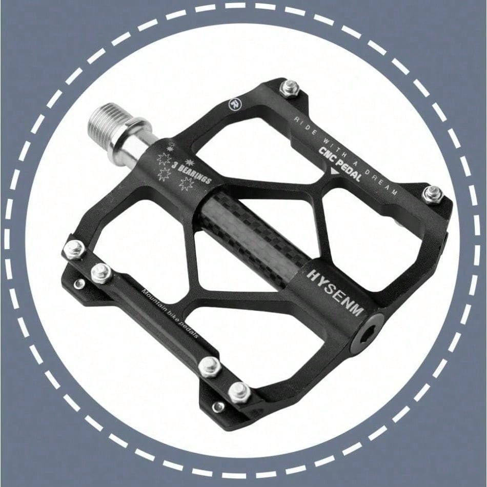 Mountain Bike Pedals Aluminum 9/16 Inch MTB Bicycle Pedals Platform Flat Pedals
