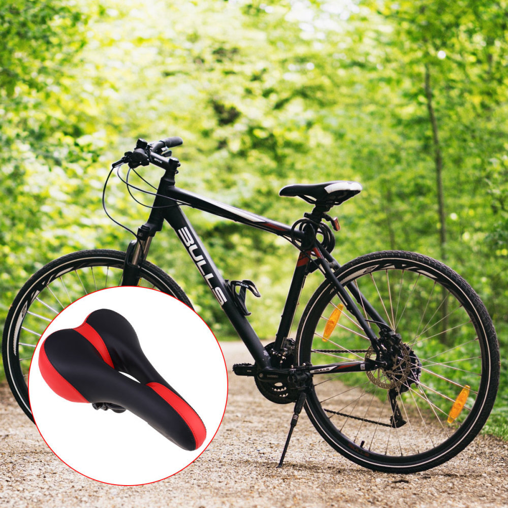 Bicycle Saddle bike Comfort Wide Soft Bike Seat Sporty Cushion gl