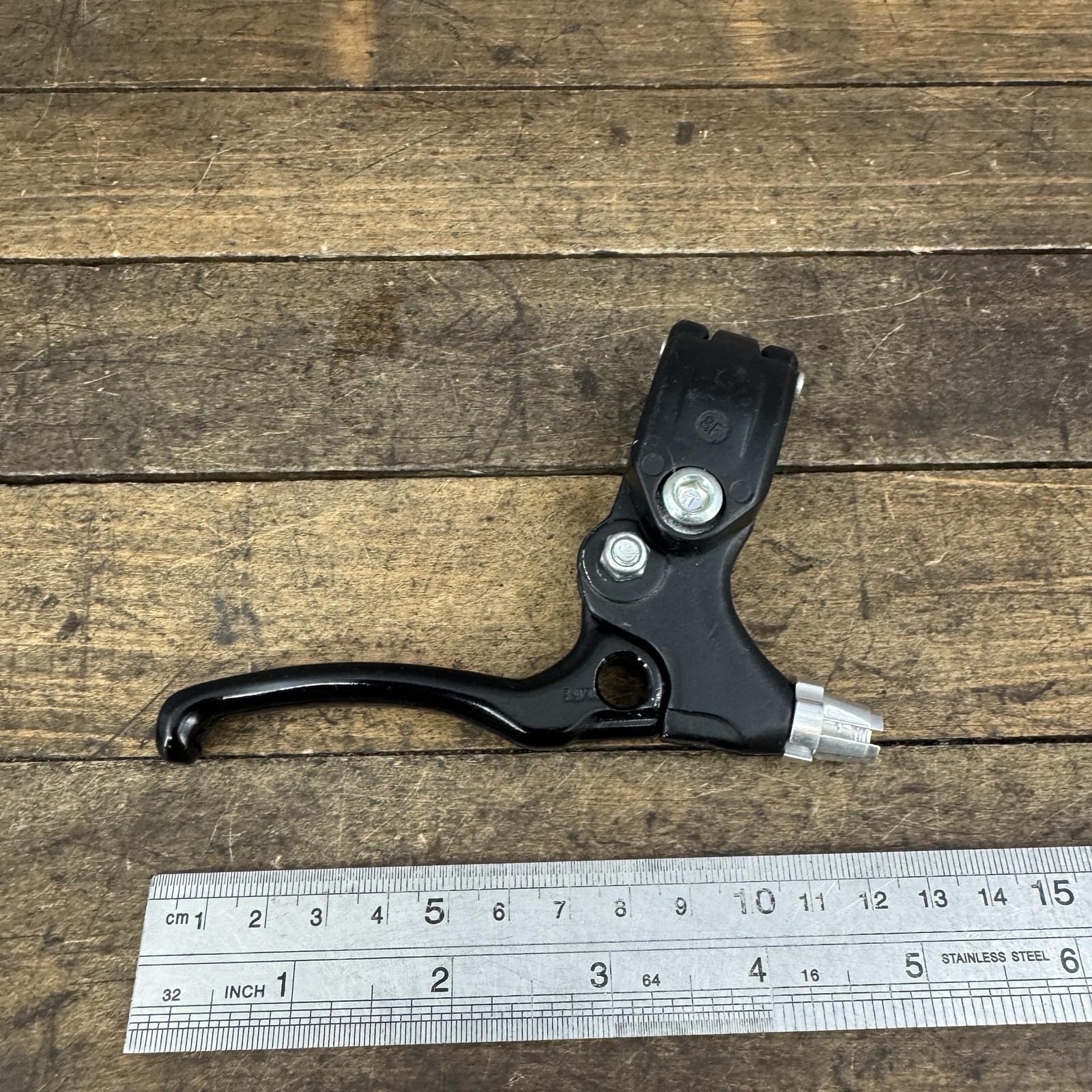 Dia-Compe Tech-77 BMX Brake Lever Left Black 2-Finger 22.2mm Reissue