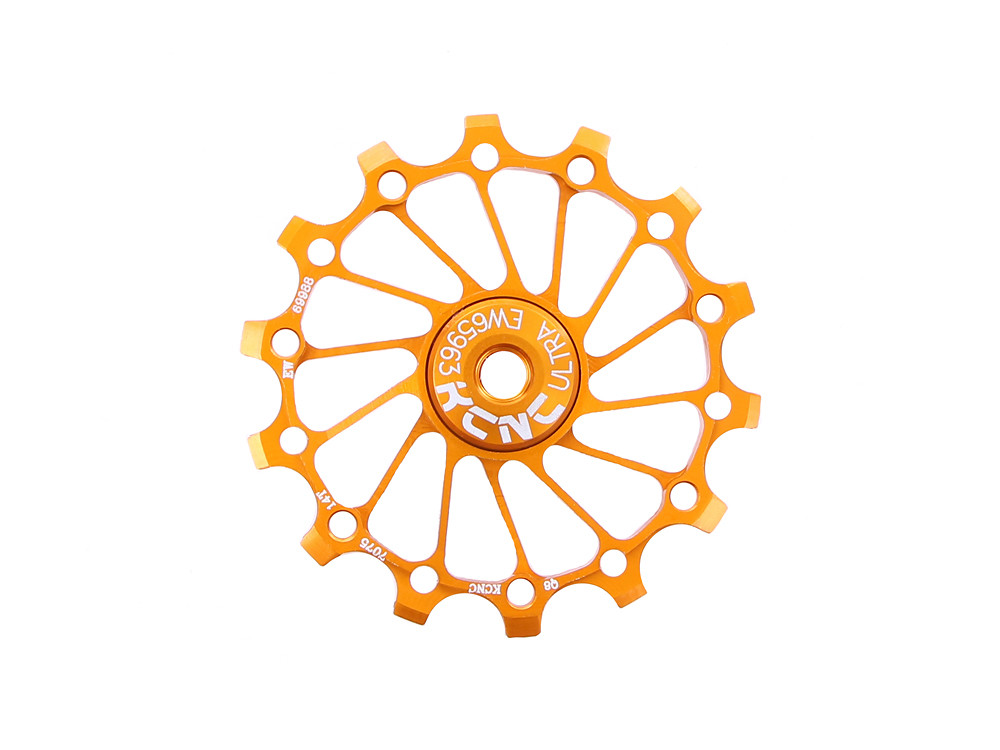KCNC Road MTB Bike Oversized Derailleur Pulley Sealed Bearing 14T Gold