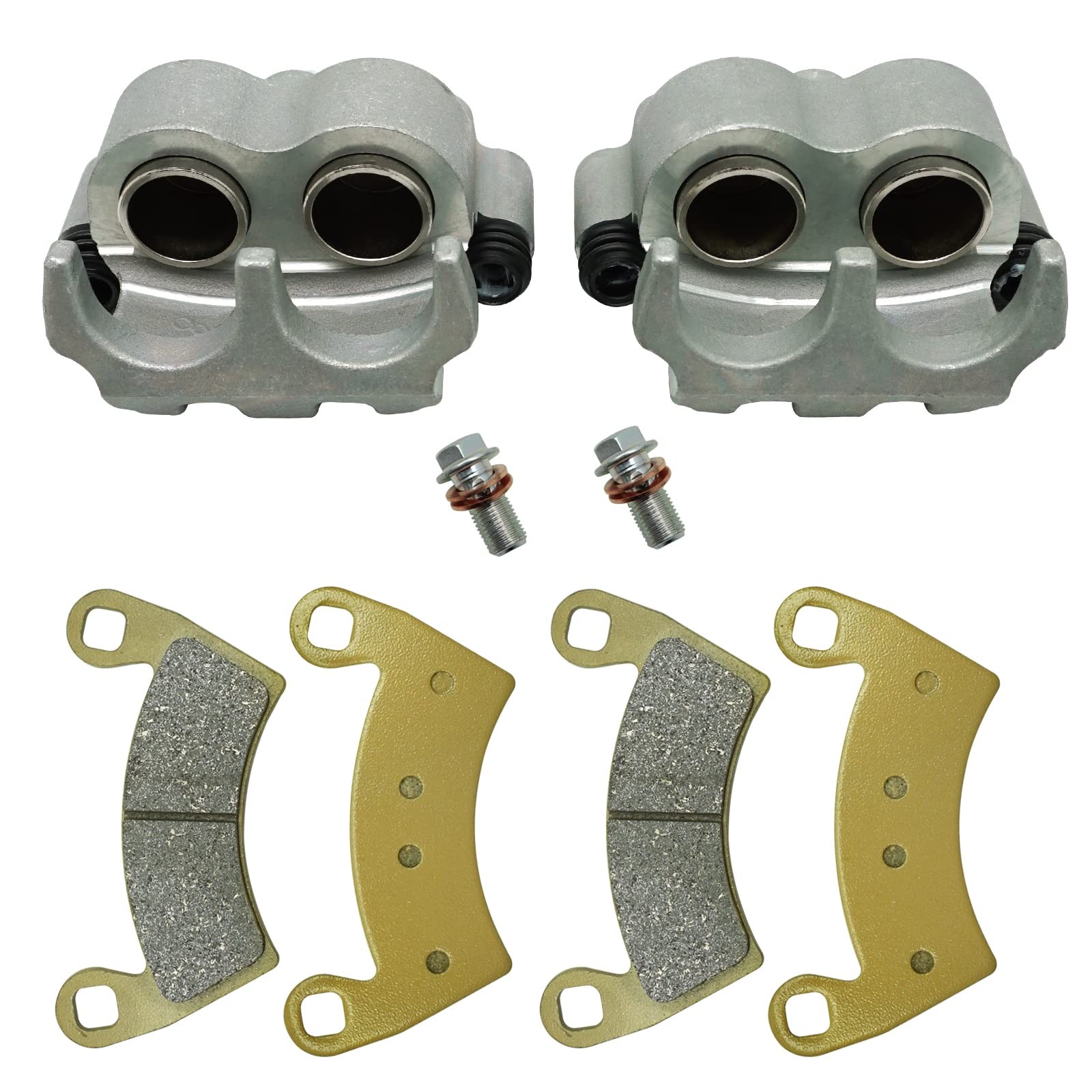 M MATI Rear Left Right Brake Caliper Pads for Polaris RZR 1000 XP, RZR Turbo, RZ