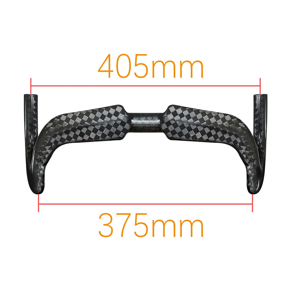 Professional Carbon Fiber Track Fixed Ratio Racing Bike Handlebar 31.8mm