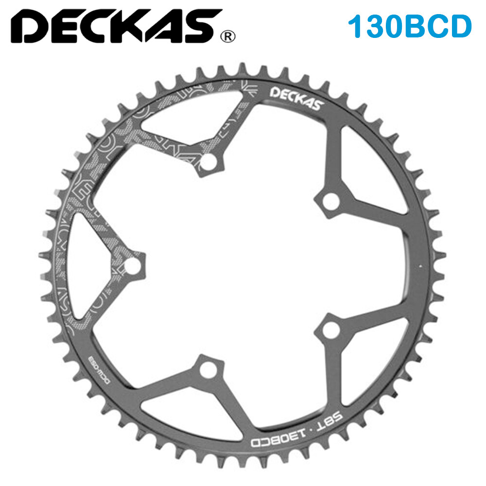 DECKAS 130BCD Chainring Bike Narrow Wide Chainwheel 50-58T for 7 8 9 10 11 Speed