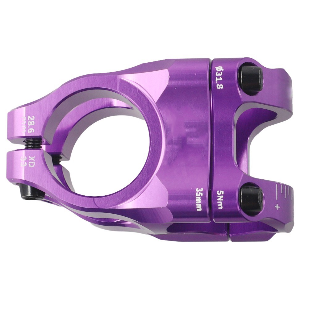 31 8MM Aluminum Alloy Bike Stem for Downhill Cycling Lightweight 123g Design