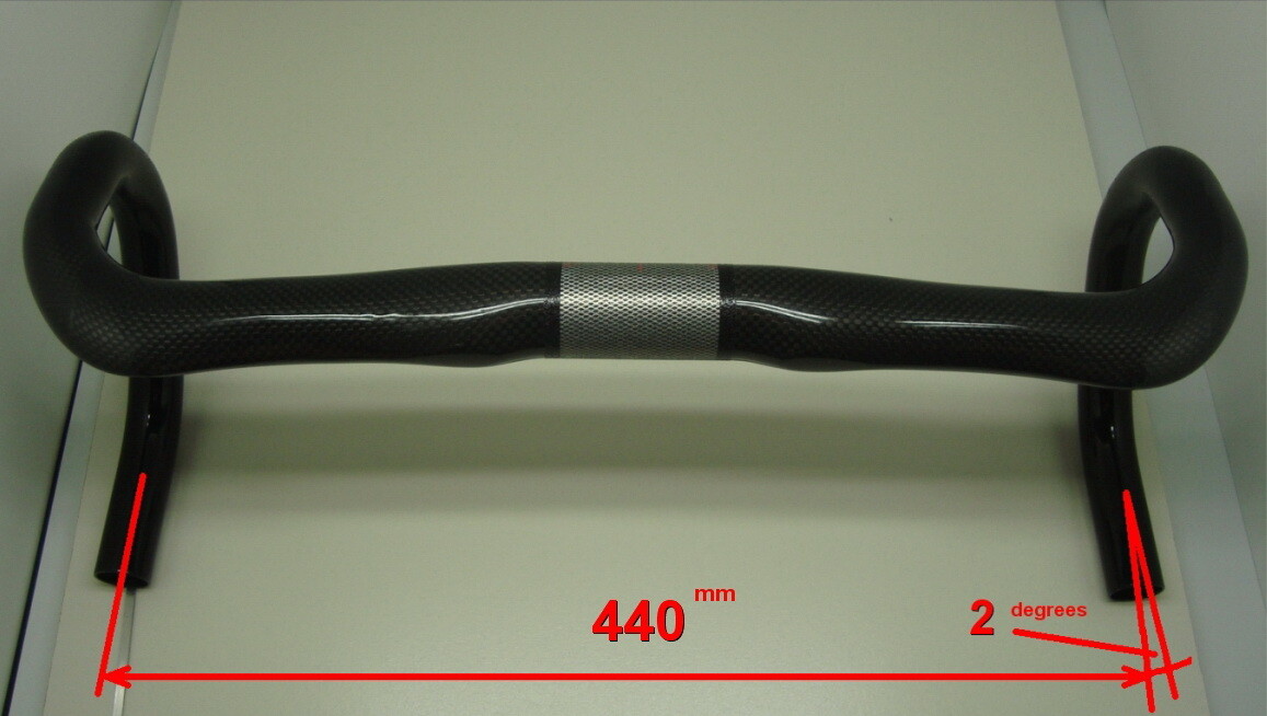 Road Bike Full Carbon Handlebar 31.8m 215g durable AHB05 420mm/440mm/460mm USA