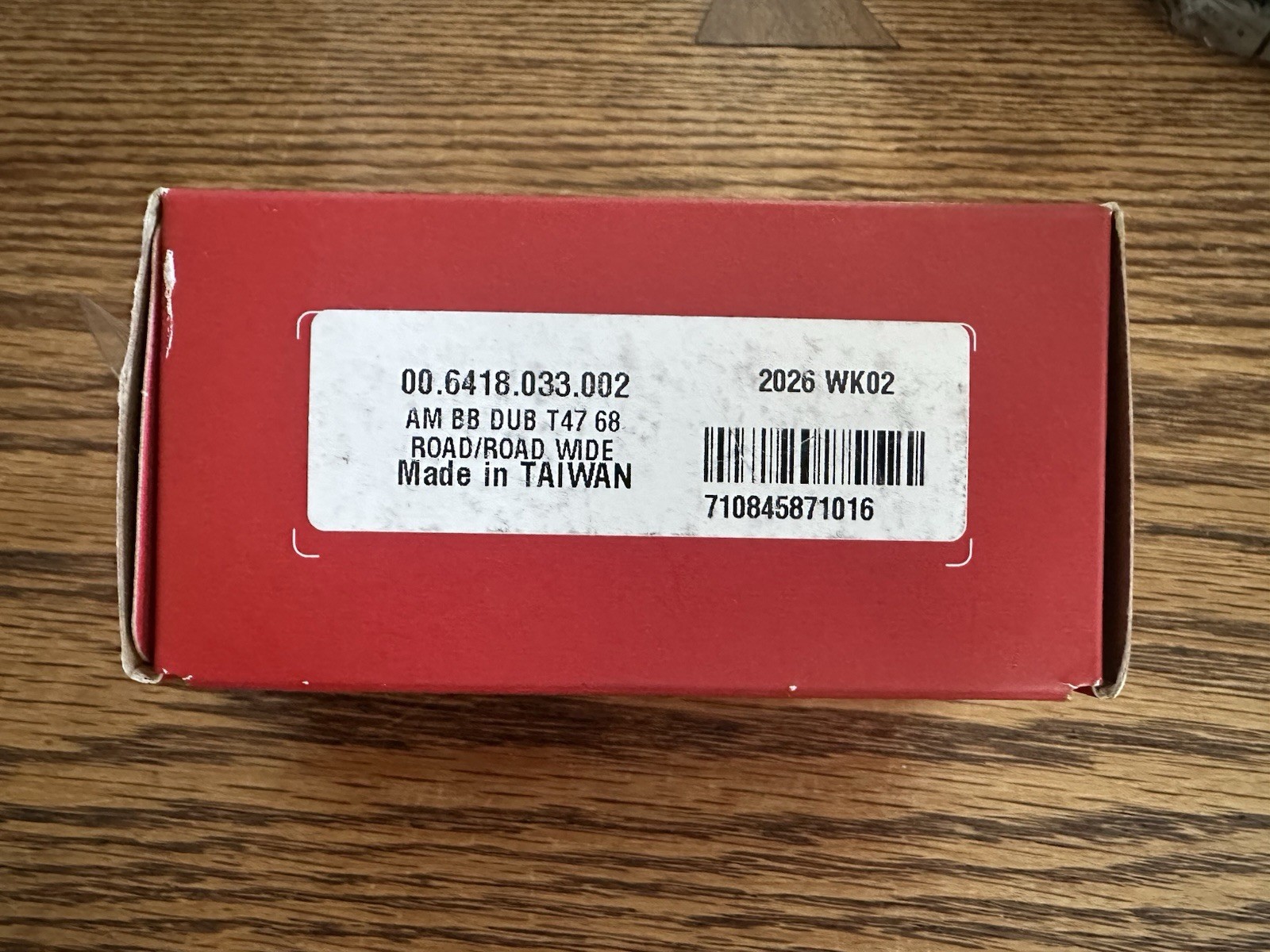 SRAM AM BB DUB T47 (Road and Road Wide) 68mm Bottom Bracket (00.6418.033.002)