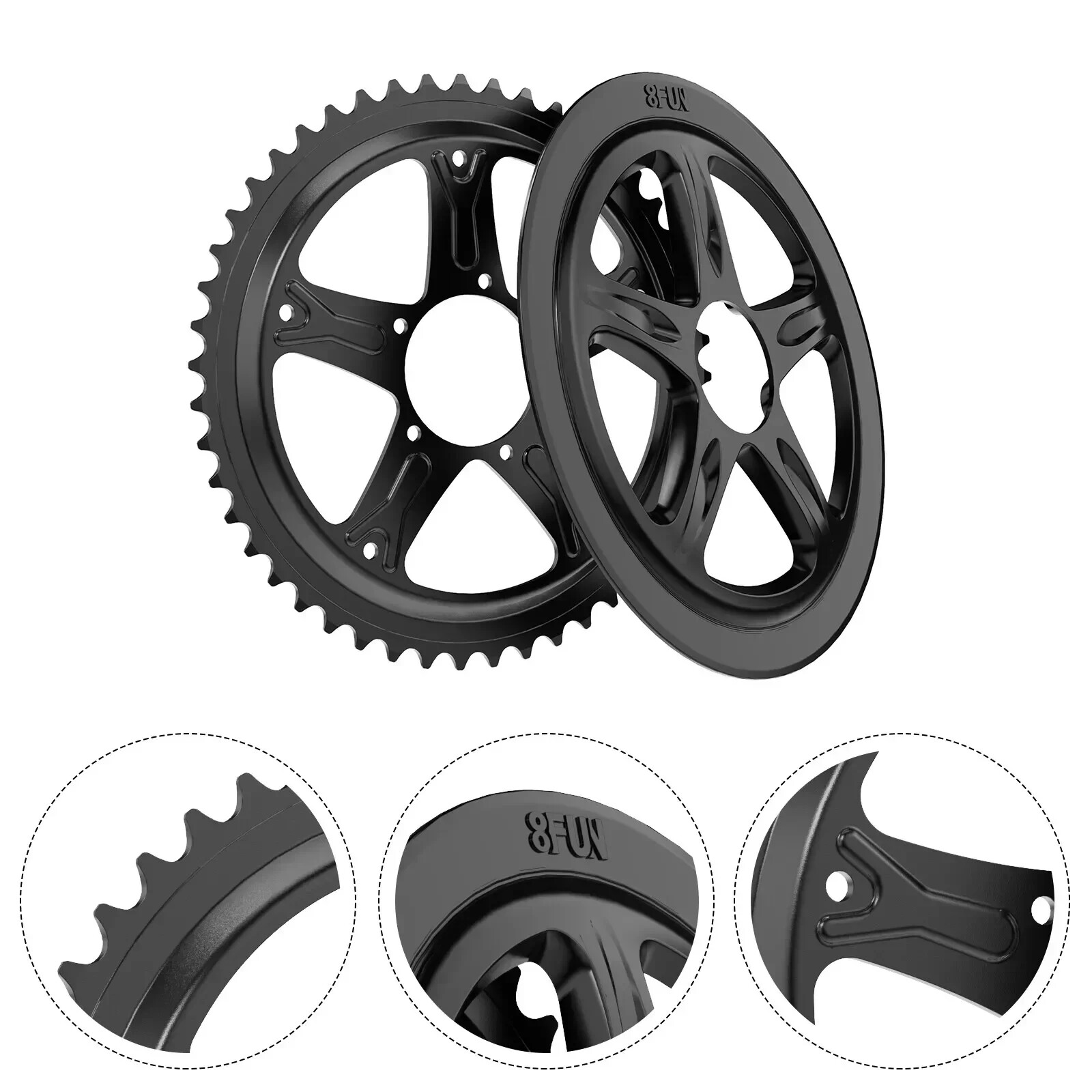 Chainring Sprocket Chainwheel 52T for Bafang BBS01B BBS02B 250-750W Mid Motor