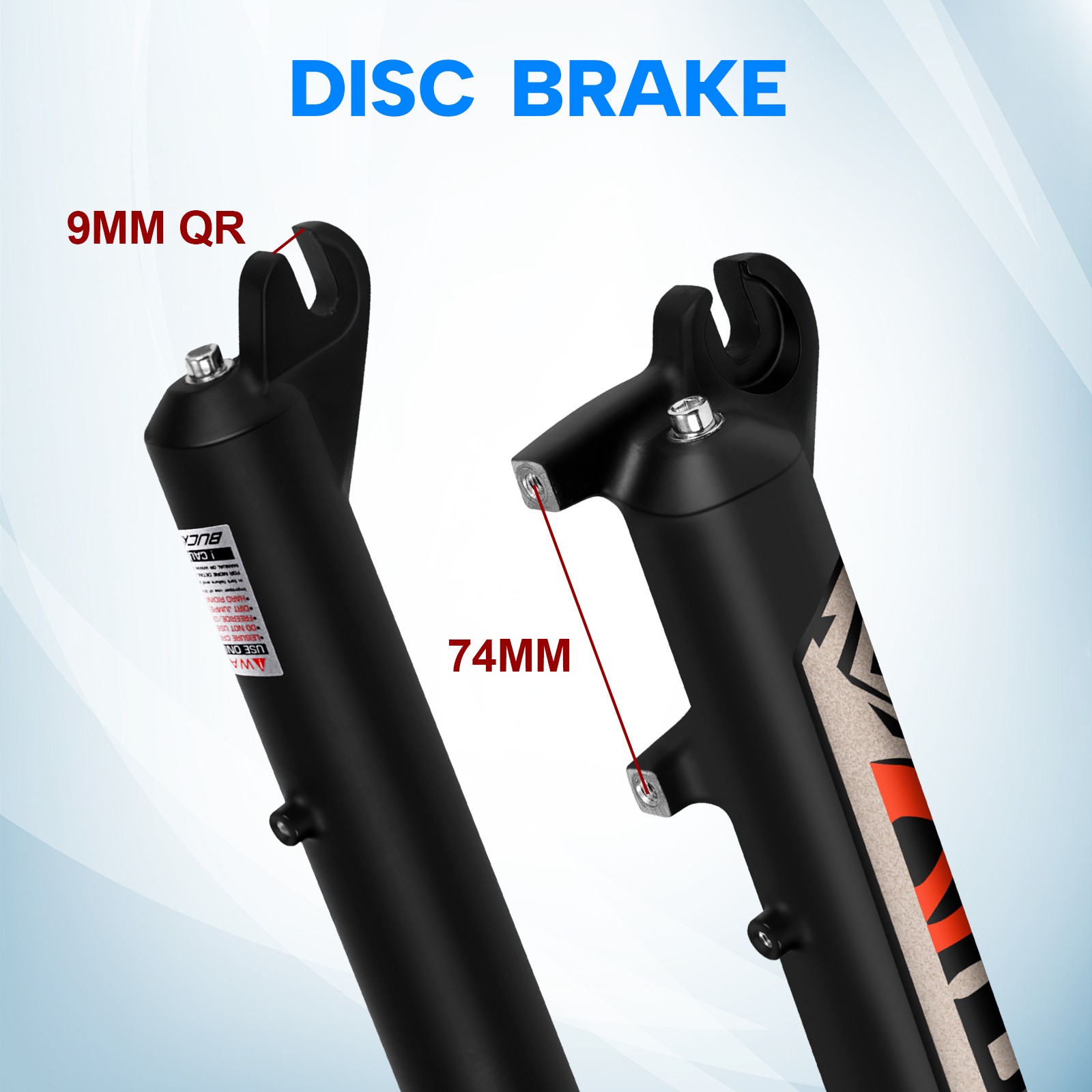 BUCKLOS For Suntour XC Air Fork MTB Bike 26/27.5/29″ Remote/Manual 100mm/120mm
