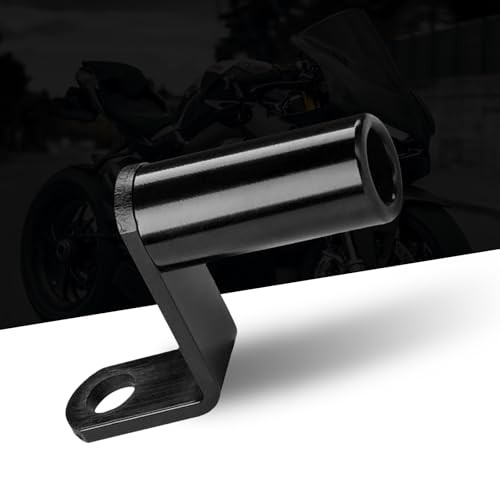 Motorcycle Conversion Bracket, Rearview Mirror Extension Rod 1 PC Black