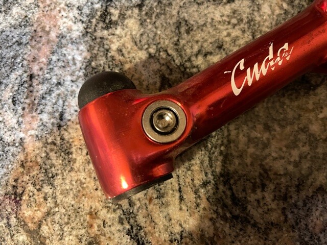! NOS VINTAGE OLD SCHOOL THREADLESS ATB MTN STEM BARRACUDA CUDA RED BIKE