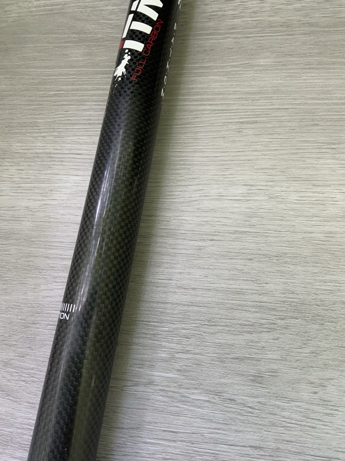ITM PATHOM CARBON SEAT POST 31.6 MM x 350 MM TOTAL LENGTH 214 GRAMS