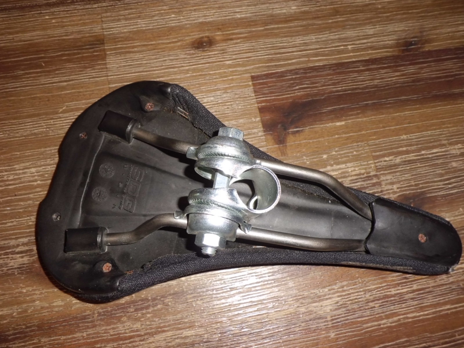 Vintage SDG Bel-Air Bicycle Seat Black.