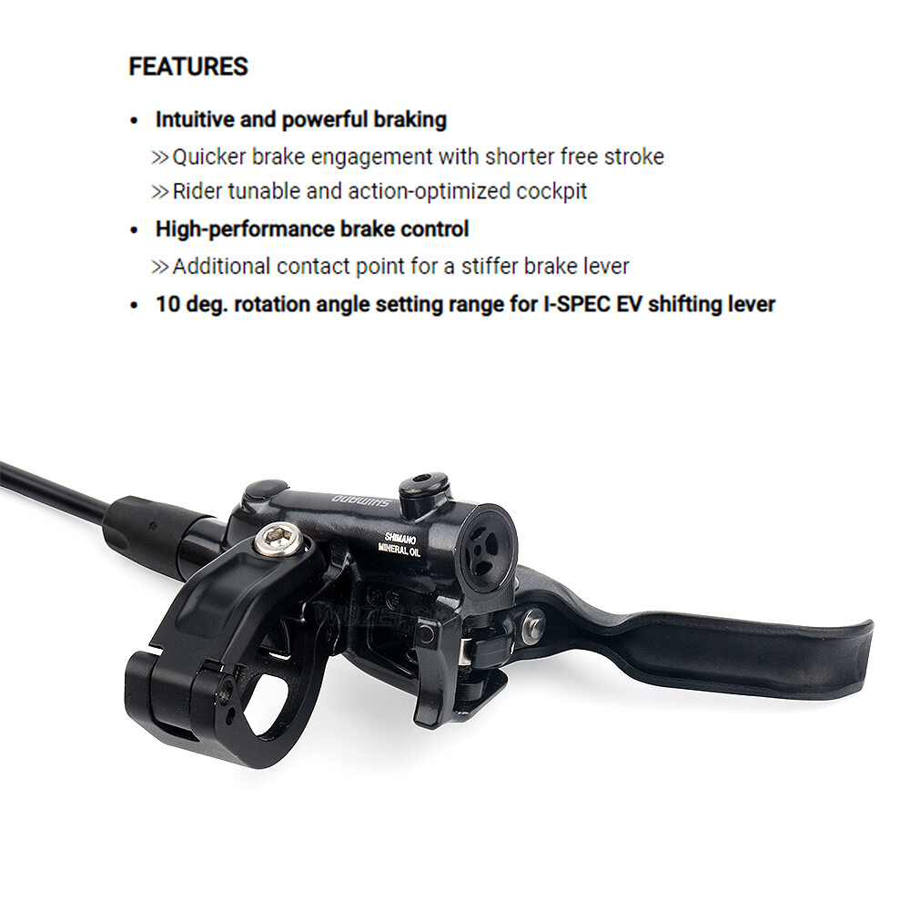 SHIMANO DEORE BR-BL-M6100 Bike MTB Hydraulic Disc Brake 900/1600mm w/RT56 Rotors