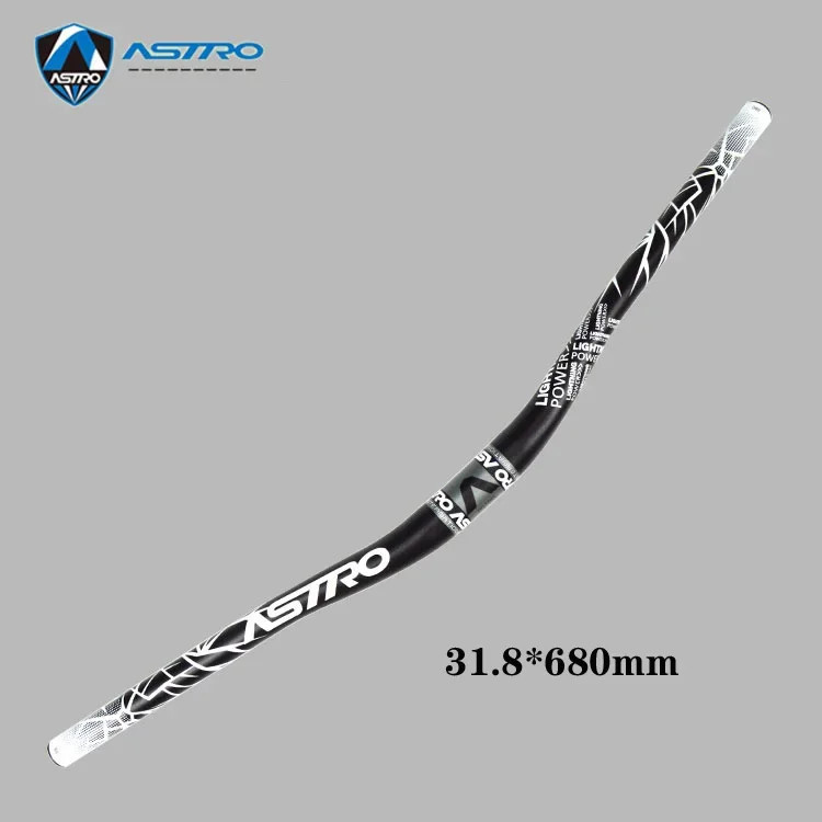 Mountain Bike Swallow-shaped Handlebar 31.8mm*780/800mm Riser Flats Handlebars