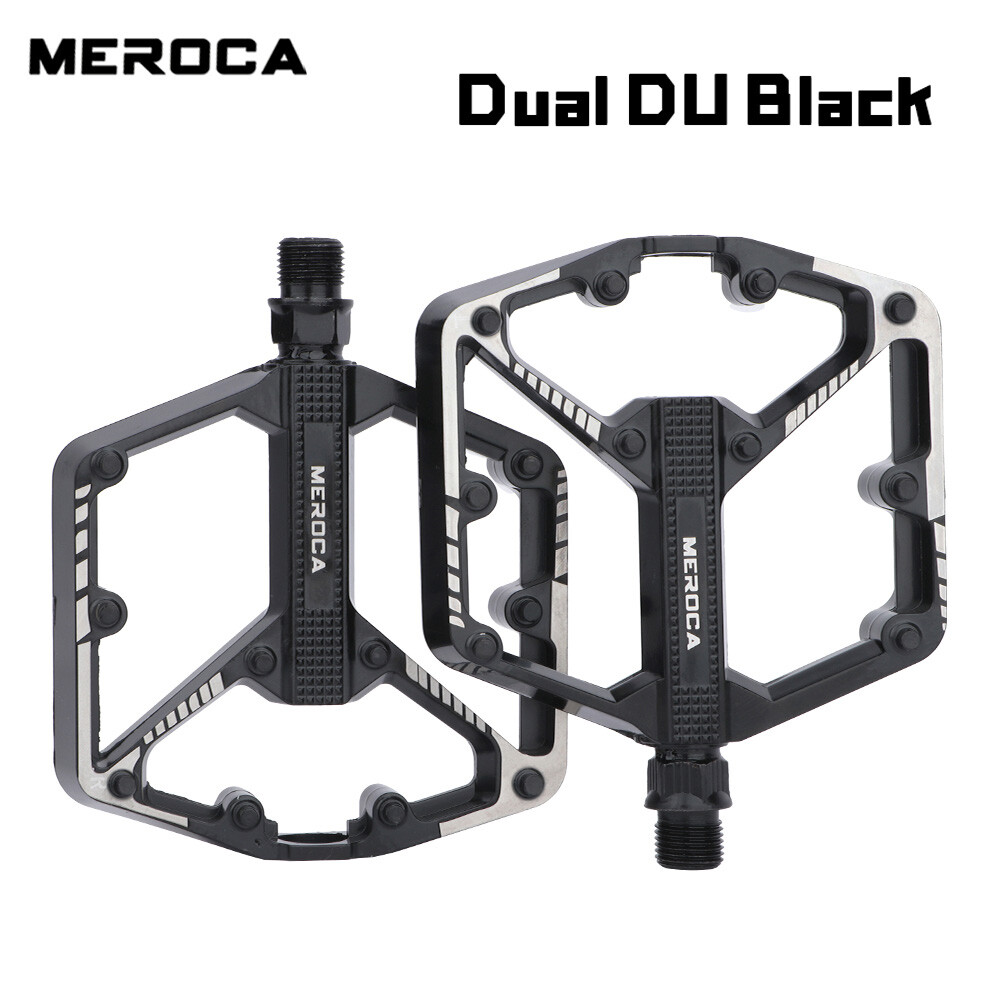 2pcs 9/16″ Mountain Road Bike Pedals DU + Bearing Cycling Bicycle Pedals MTB