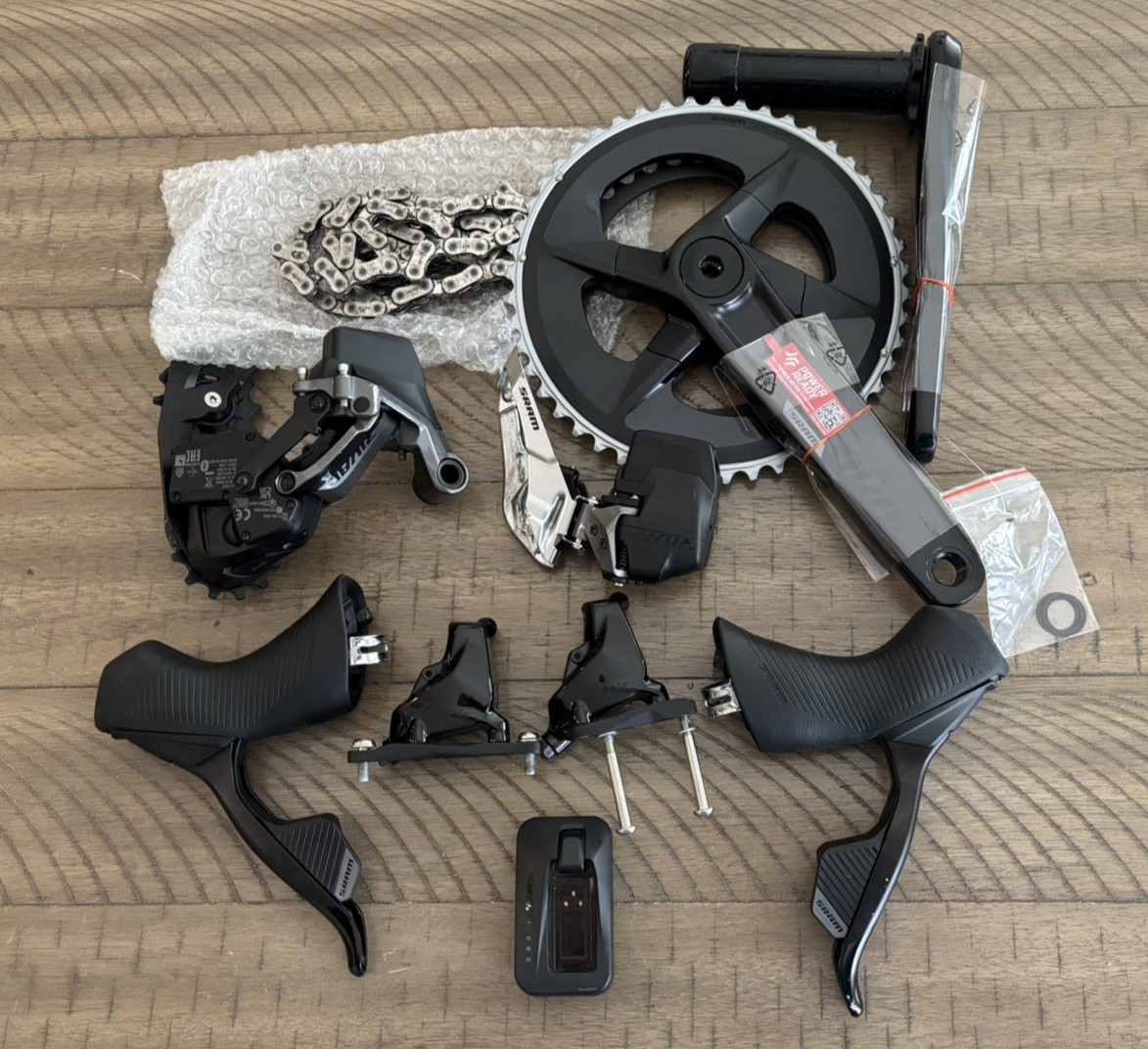 SRAM Rival eTap AXS D1 2×12 Groupset 175mm 48/35T Hydraulic Disc TakeOff Set