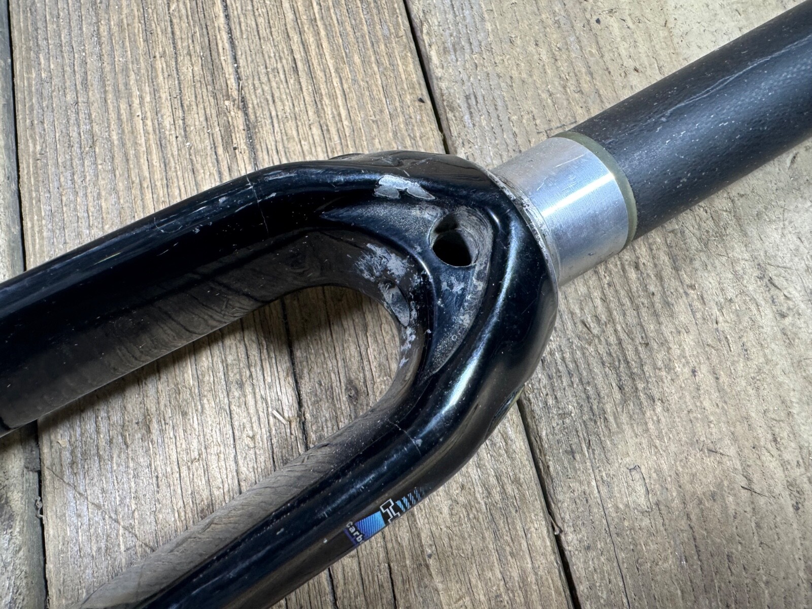Columbus Carve Carbon Fiber Fork 700c Road Bicycle Fork 1-1/8 Threadless USED