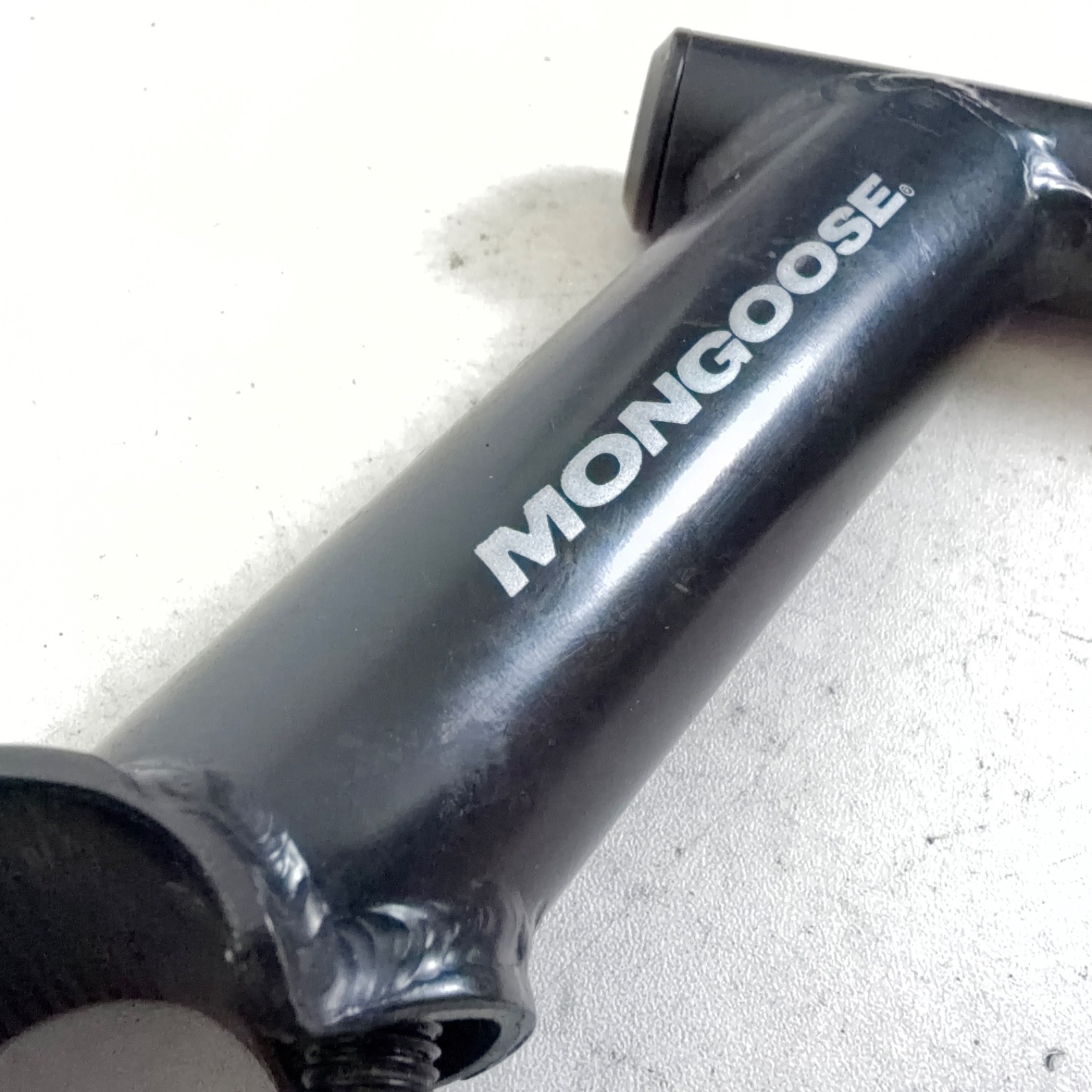 Vintage Mongoose/Hisn Lung CR-MO Black Riser Quill Stem Ø22.2-25.4 120mm Reach