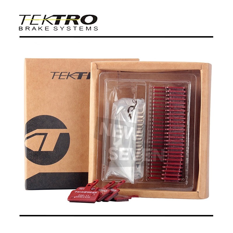 TEKTRO 15Pairs P20.11 Disc Brake Pads Metal Ceramic Auriga Tune TWIN W/ Spring