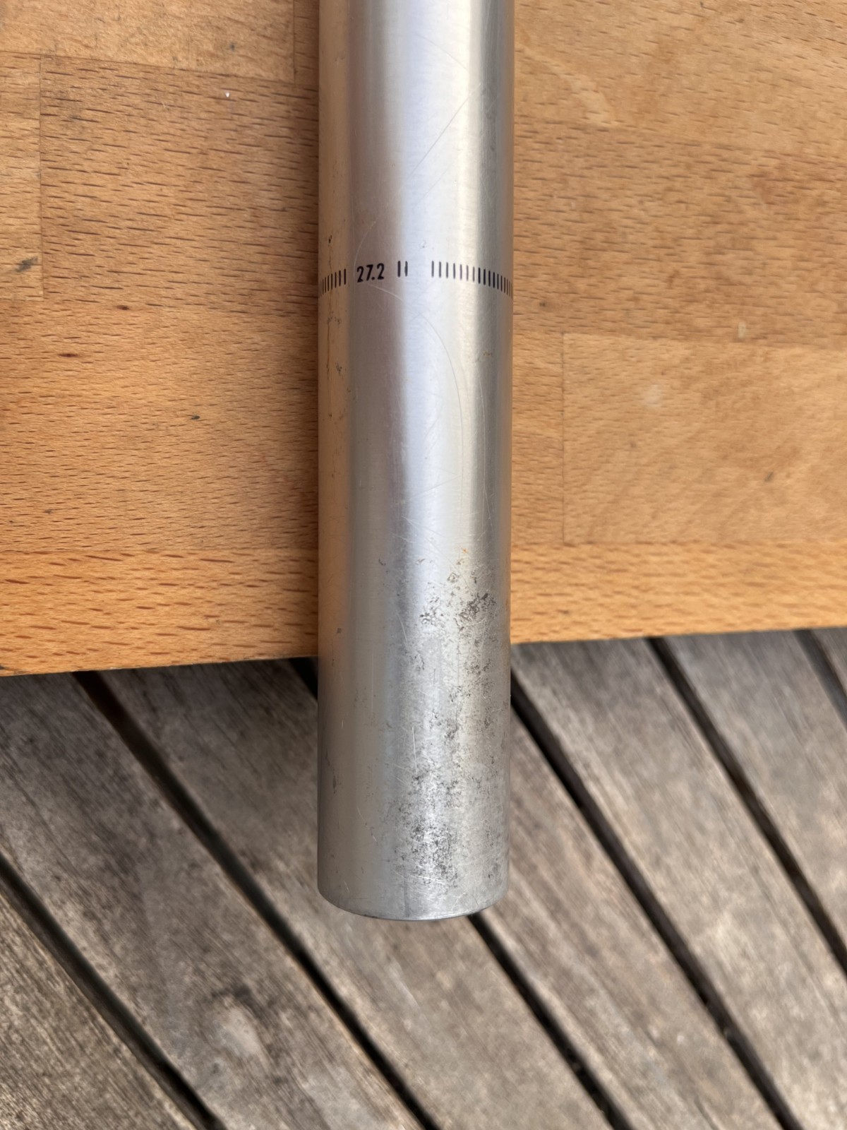 Vintage Control Tech Easton Seatpost – 27.2mm x 330mm silver