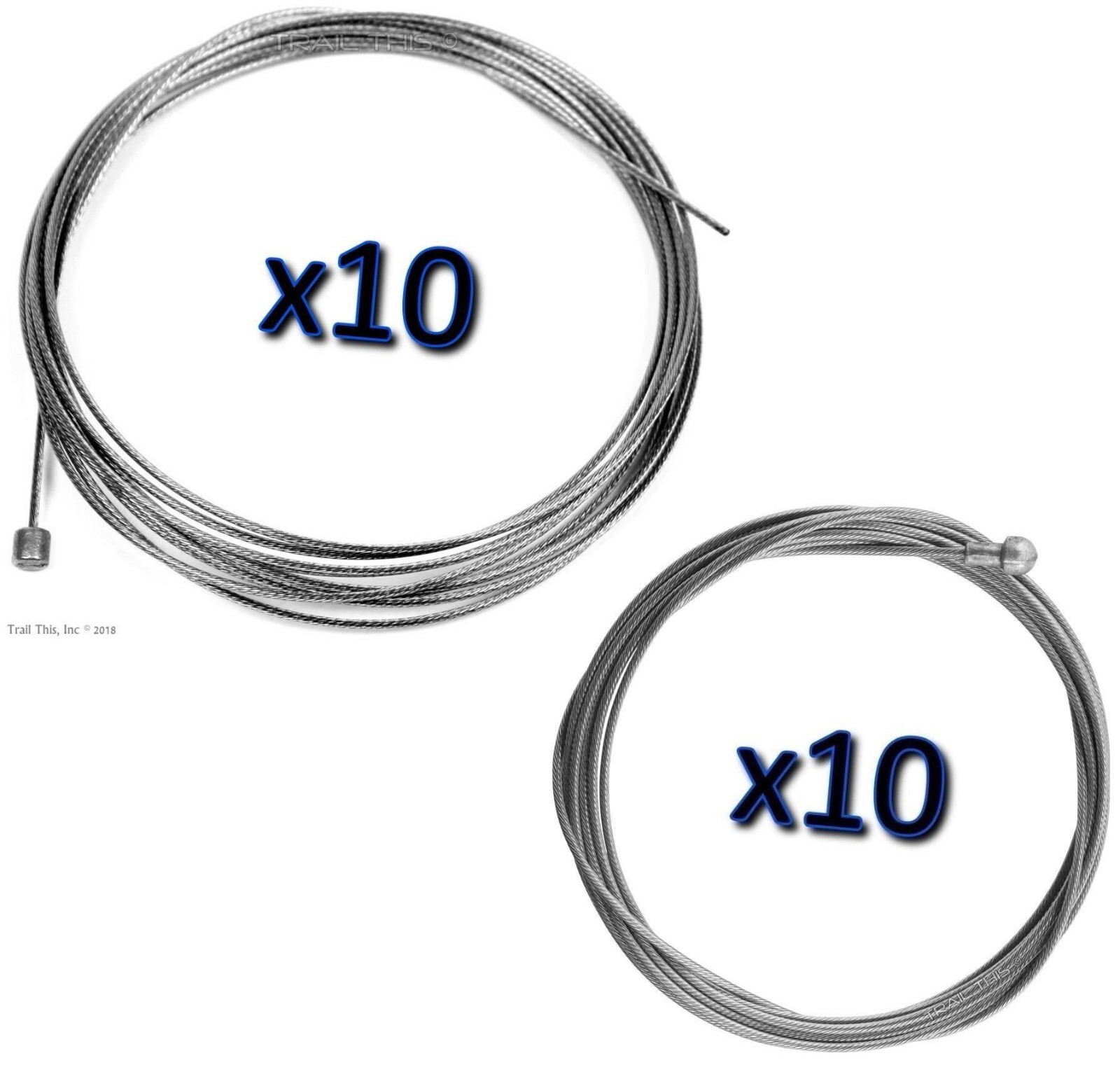 10 x Jagwire Slick Stainless Steel Road Brake Shift Cables Set fits Shimano SRAM