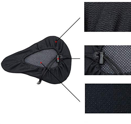 Waterproof Gel Bike Seat Cushion Cover Soft Padded Bike Seat Pad Cover