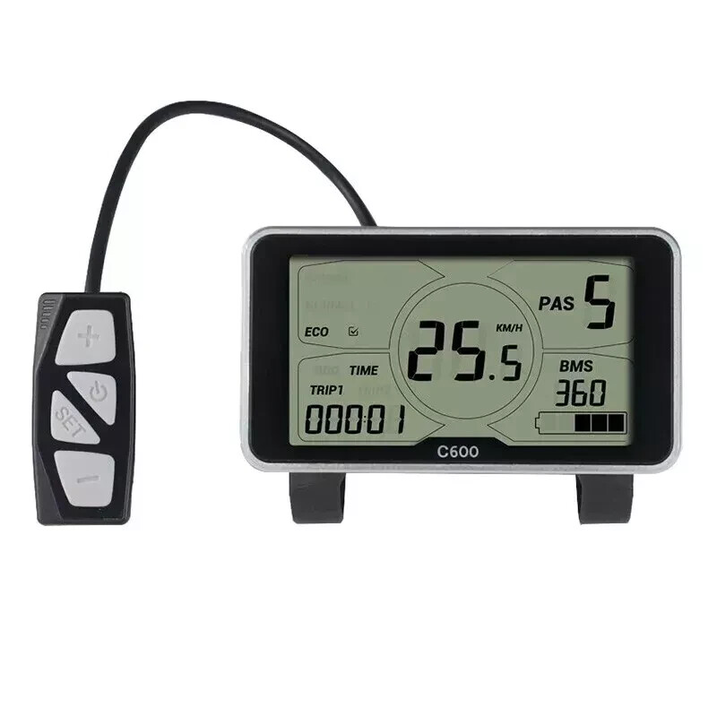 C600 EBike LCD Display 48V Electric Bike Conversion Kit for E BIKE 5S Controller
