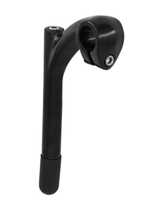 Bike Quill Stem Aluminum Quill Stem for 25.4mm Bicycle Handlebar, Black