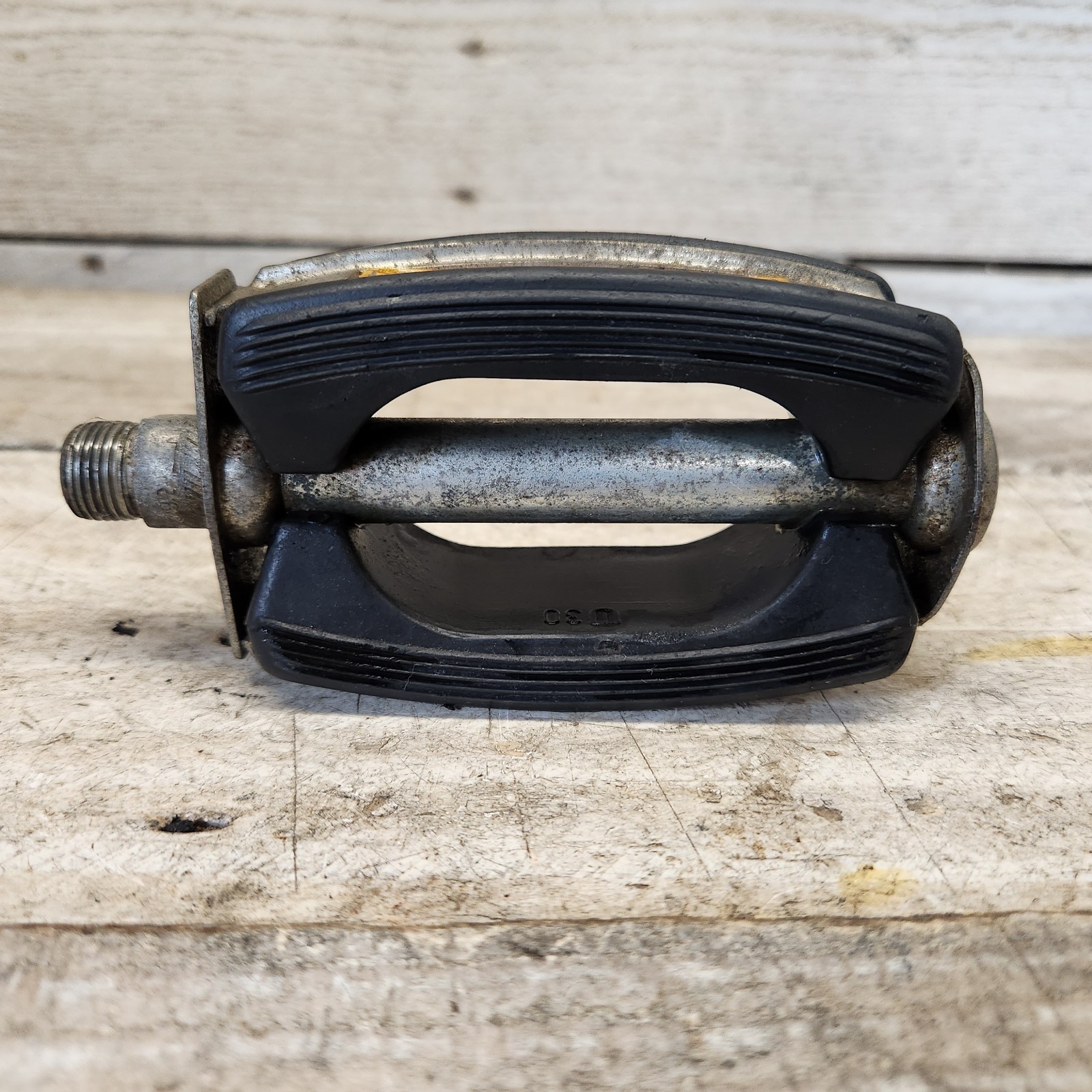 1960s UNION Bow Pedals 9/16 Cruiser Muscle Bike Ratrod Cruiser Black