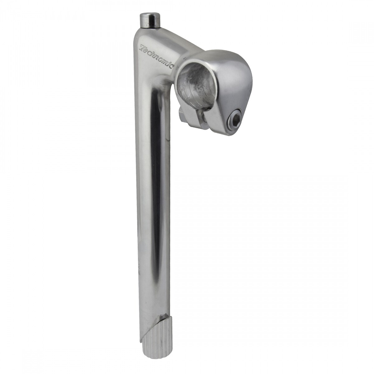 Nitto Technomic Stem 50mm Clamp 26mm -18 Deg 22.2-24tpi Quill Silver Aluminum
