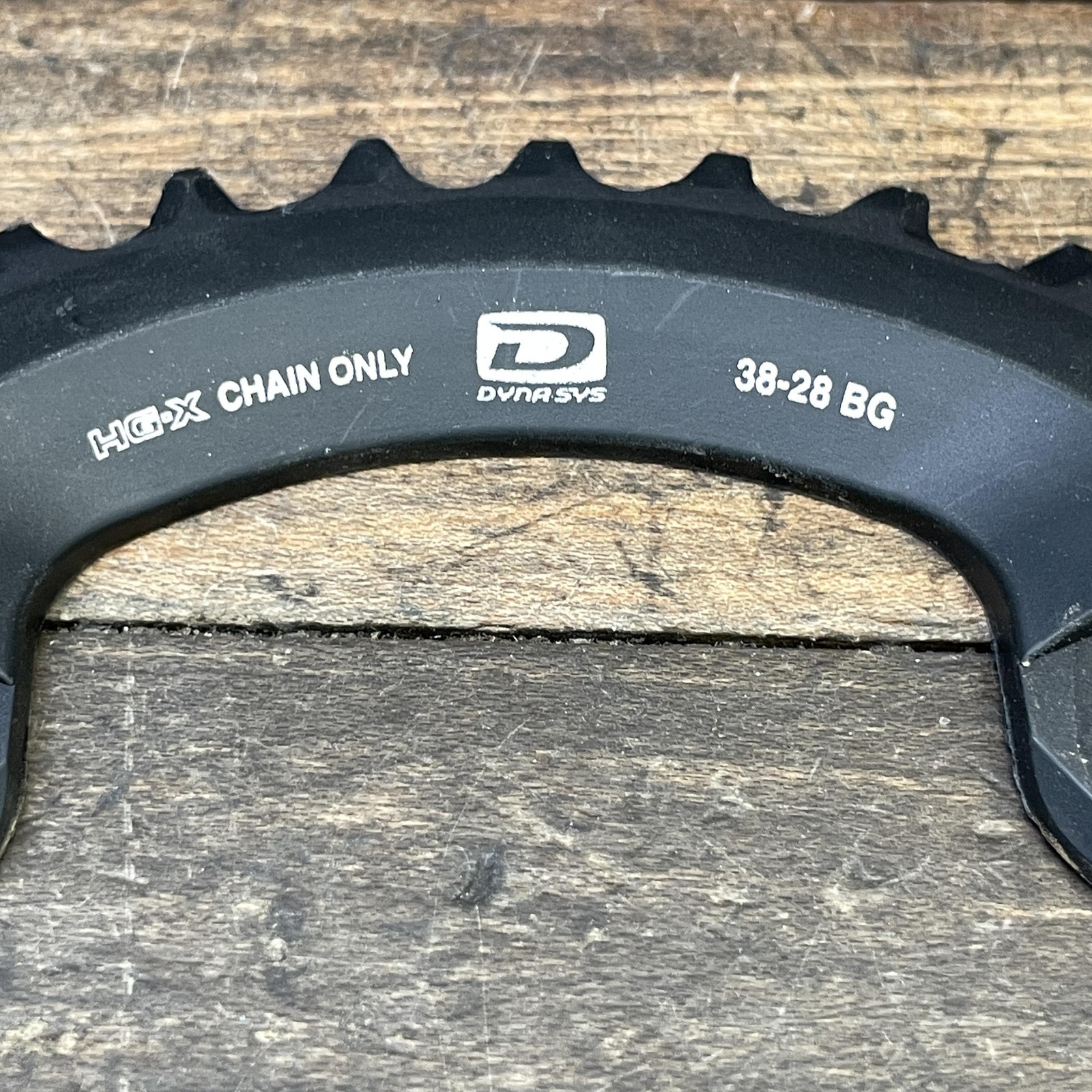 Shimano 38T Chainring 96 BCD 4-Arm Black Asymmetrical MTB HG-X DynaSys Outer
