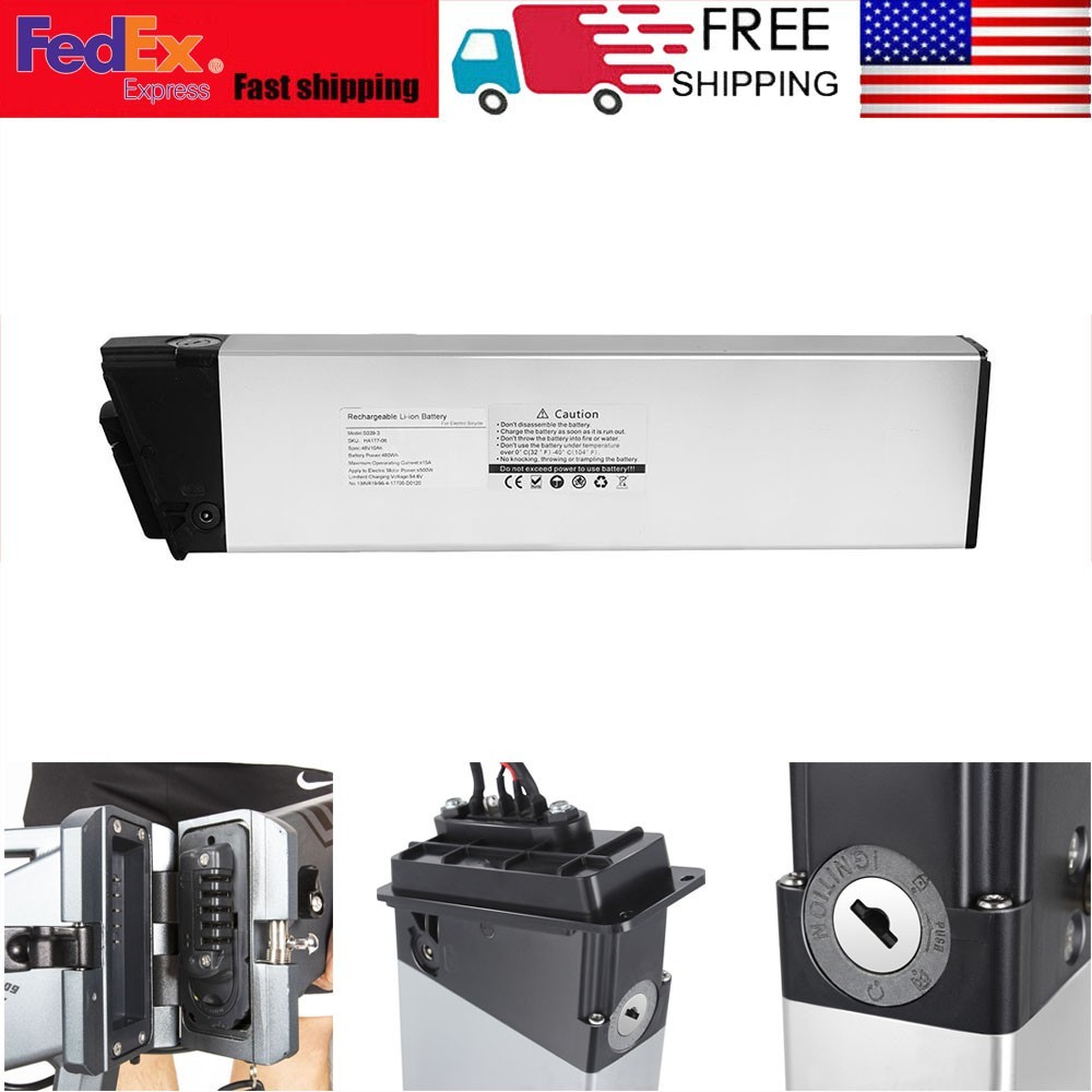 Battery 48V, 500w, For samebike lo26, 20lvxd30, xwxl09, Bicycle Electric Bike