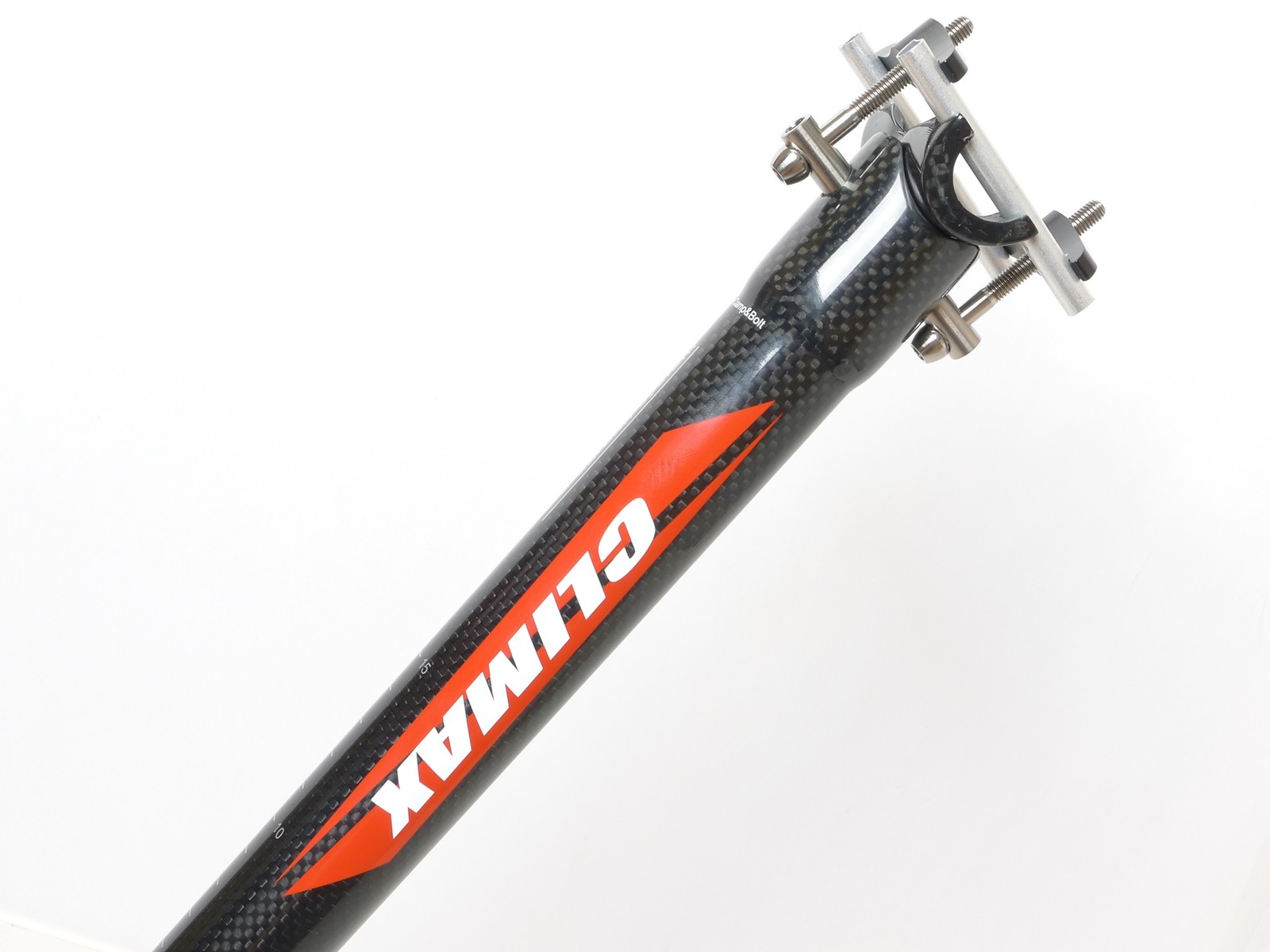 mr-ride 31.6x400mm 150g Climax SP02C 3K gloss carbon Seat Post Ti Hardware black
