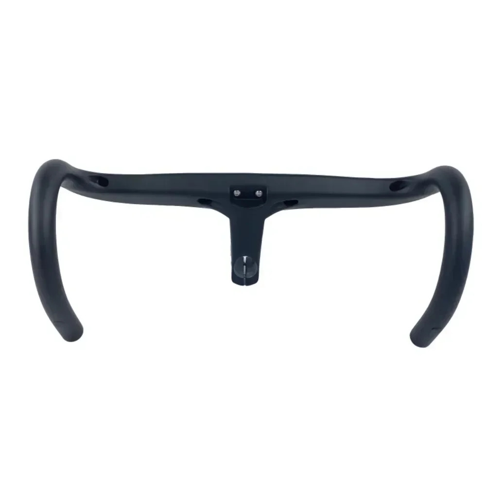 Carbon Road Bicycle Drop Bar with Internal Cable Routing and Computer Support
