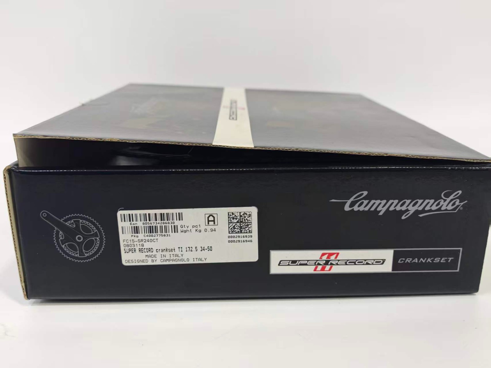 Campagnolo Crankset SuperRecord Ti 11s 4-arms 50x34T 172.5mm FC15-SR240CT