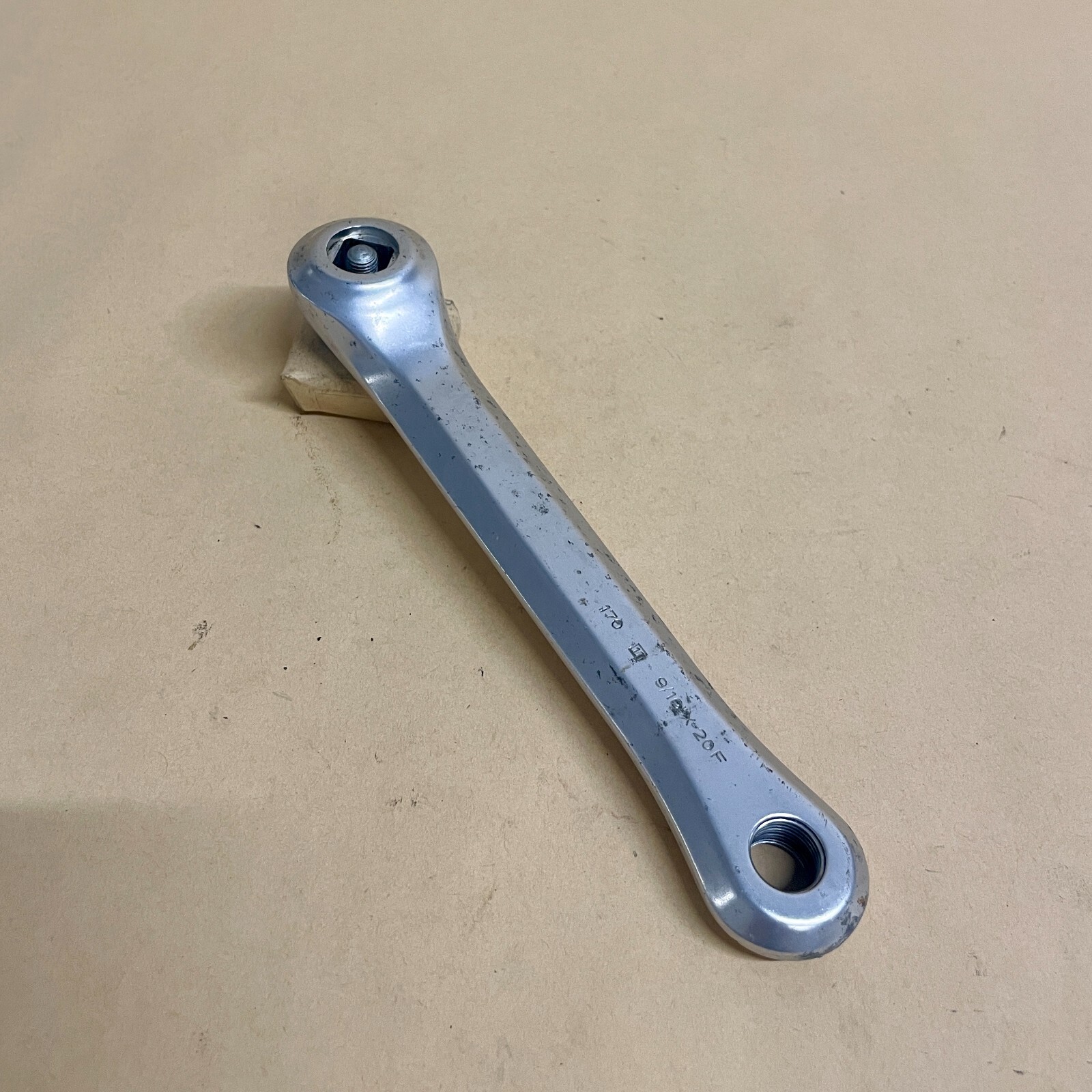 170mm Campagnolo Triomphe 52/40T double crankset, w/ 115.5mm Centaur sealed bb
