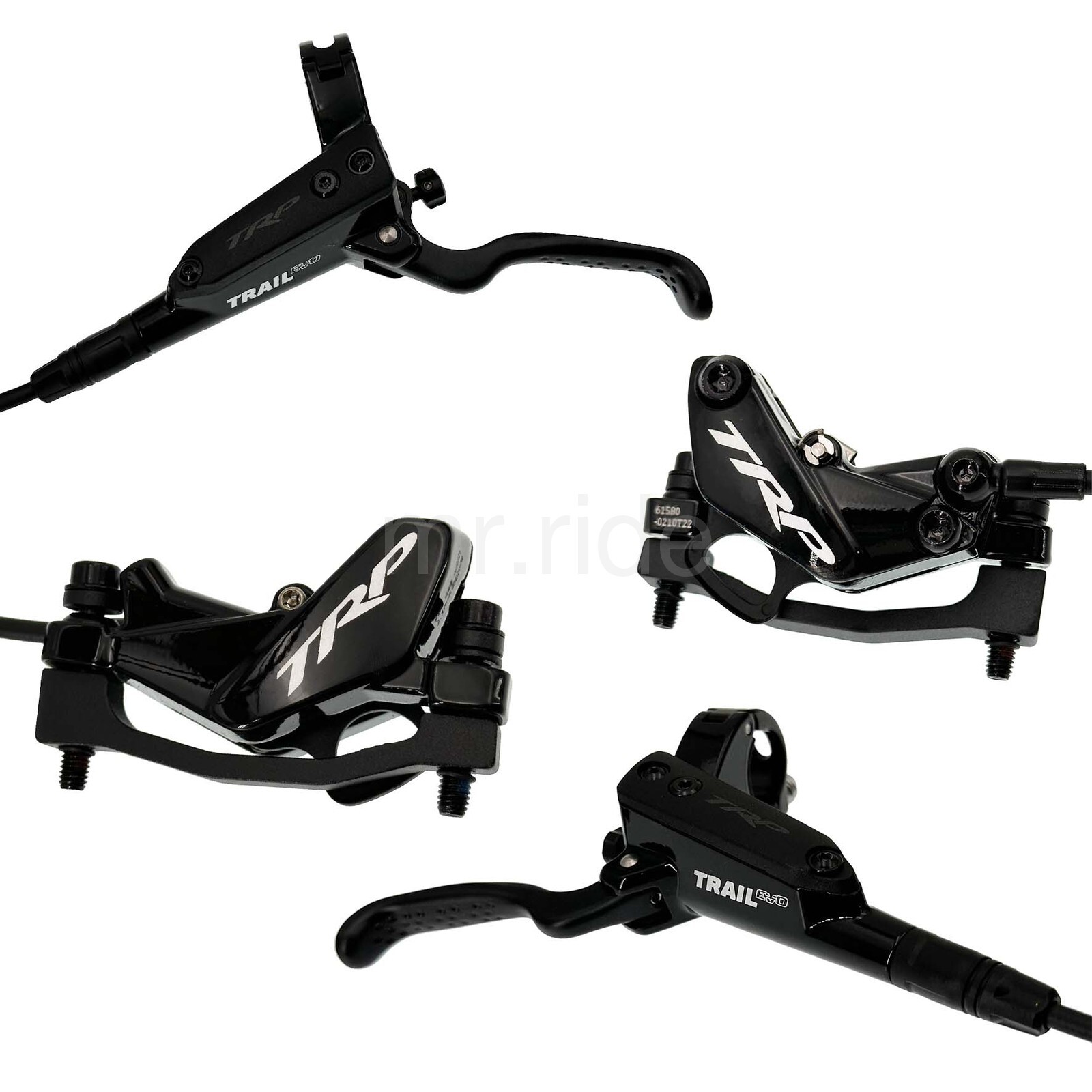 TRP Trail EVO HD-M843 DownHill Hydraulic MTB Disc Brake Set Front+Rear