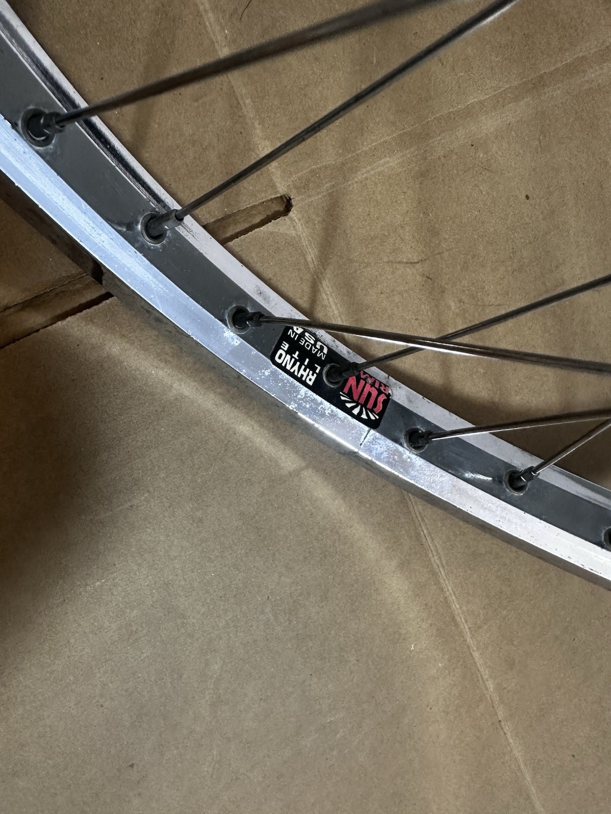 NOS Shimano DX FH-MX66 DX HB-MX66 BMX 20”36 Hole USA Sun Rim SHOW CHROME Wheels