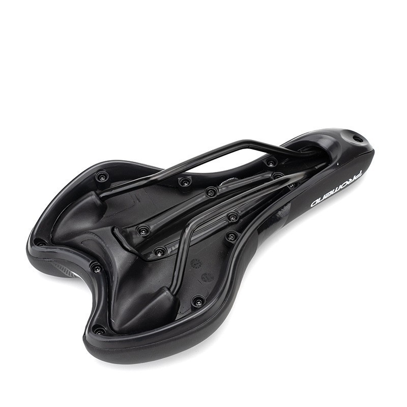 Super Light Leather Bike Saddle Racing Hollow Design Bicycle Seat