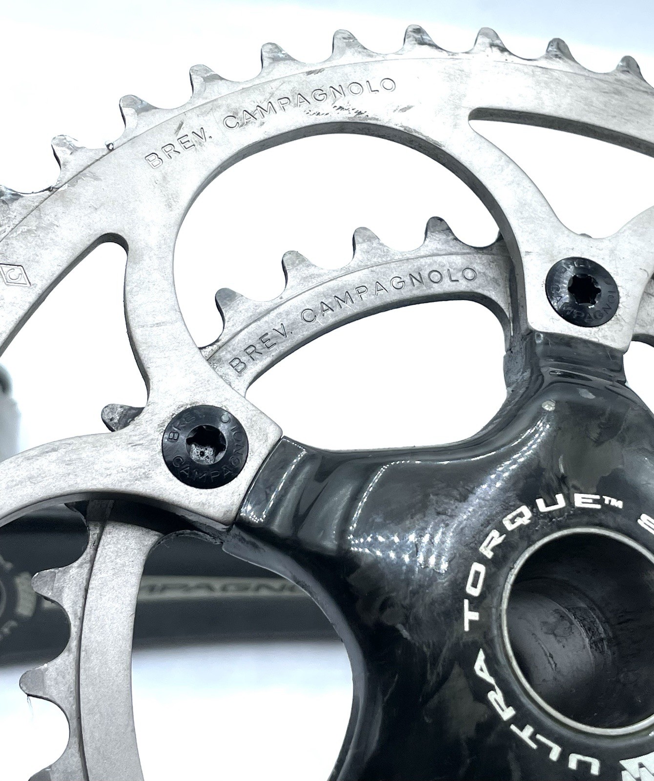 Campagnolo Record CT 172.5mm Crankset 2×10 Speed Carbon Fiber Ultra Torque 50/34