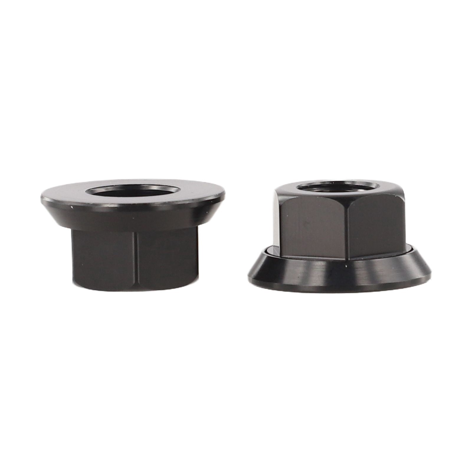 Aluminum Alloy Nuts For Bike Assembly 2pcs Package 7075 Aluminum Alloy Material