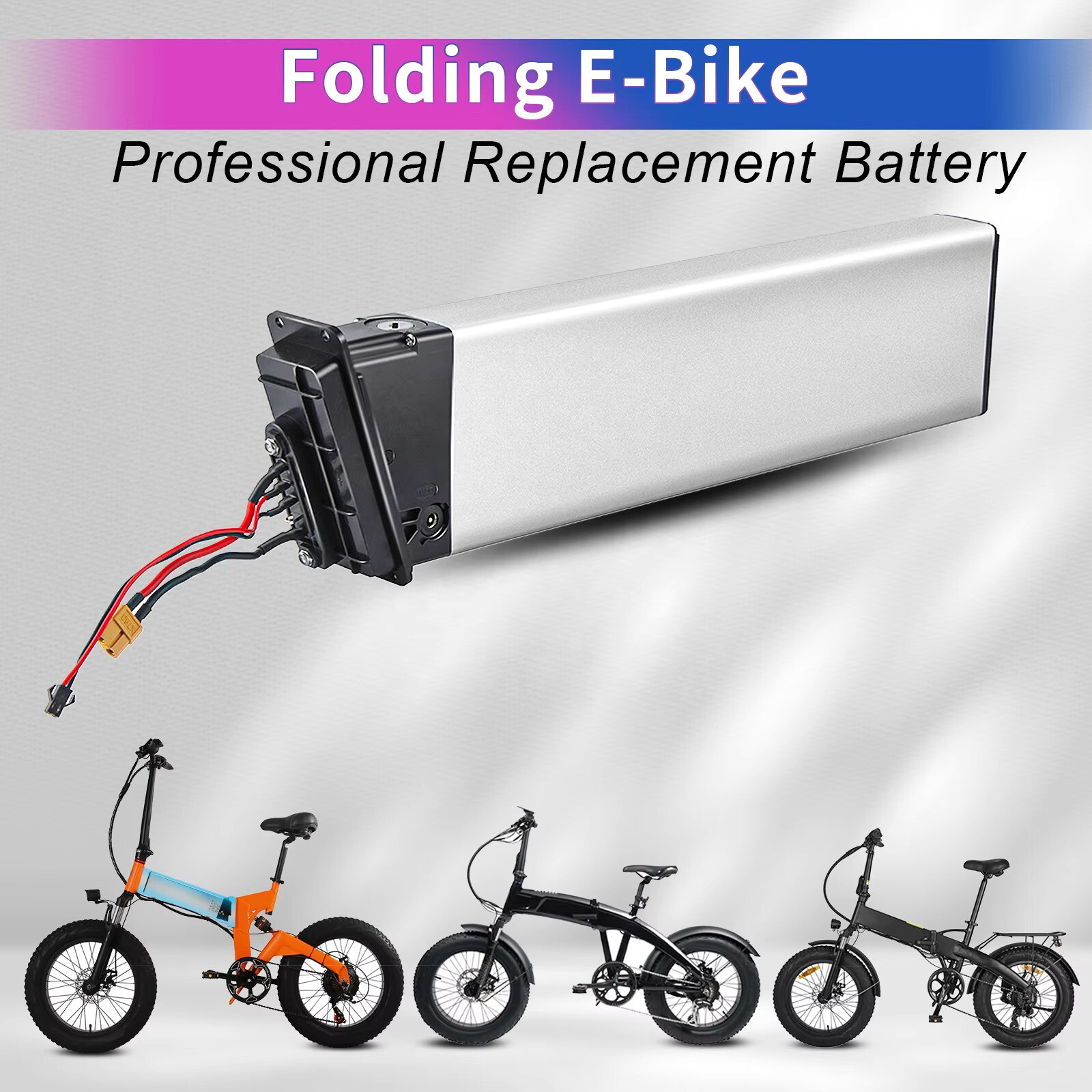 for SAMEBIKE BEZIOR KAISDA 48V 10Ah Electric Bike Li-ion Battery Replacement
