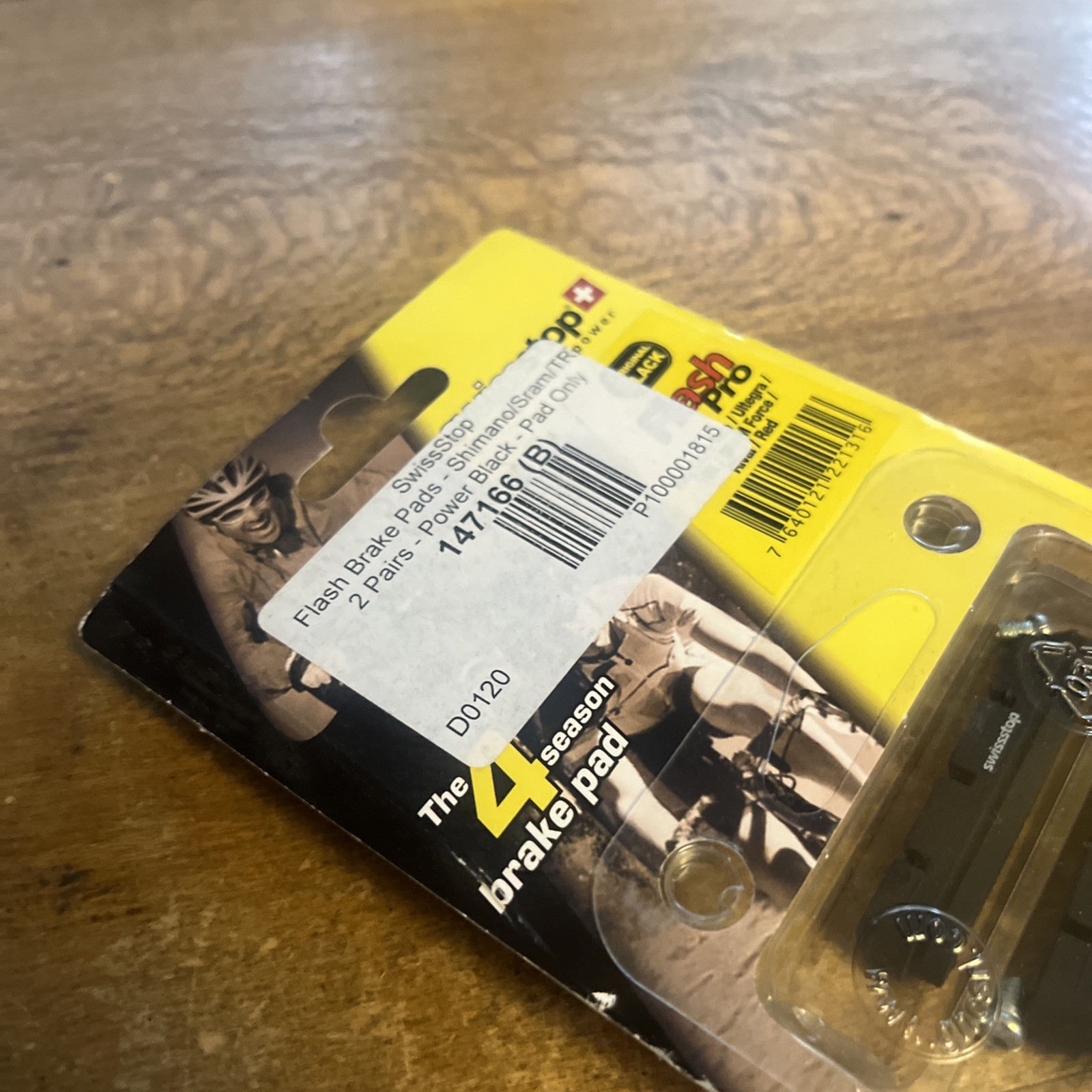 NOS Swiss Stop Brake Pad Inserts Black Compound For Aluminum Rims