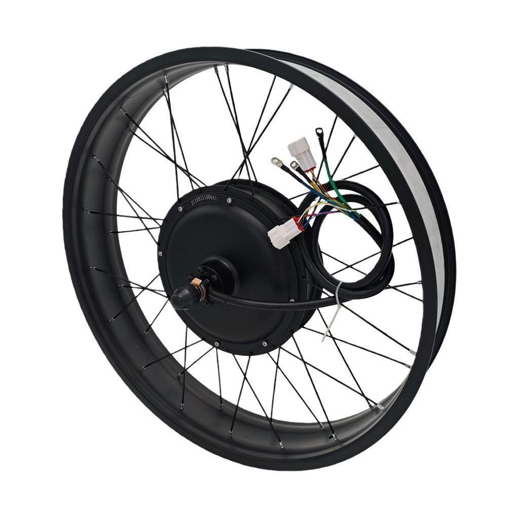 48V 60V 72V 5000W eBike Rear Motor Fat Wheel 175/190mm 20» 24» 26»x4.0 inch